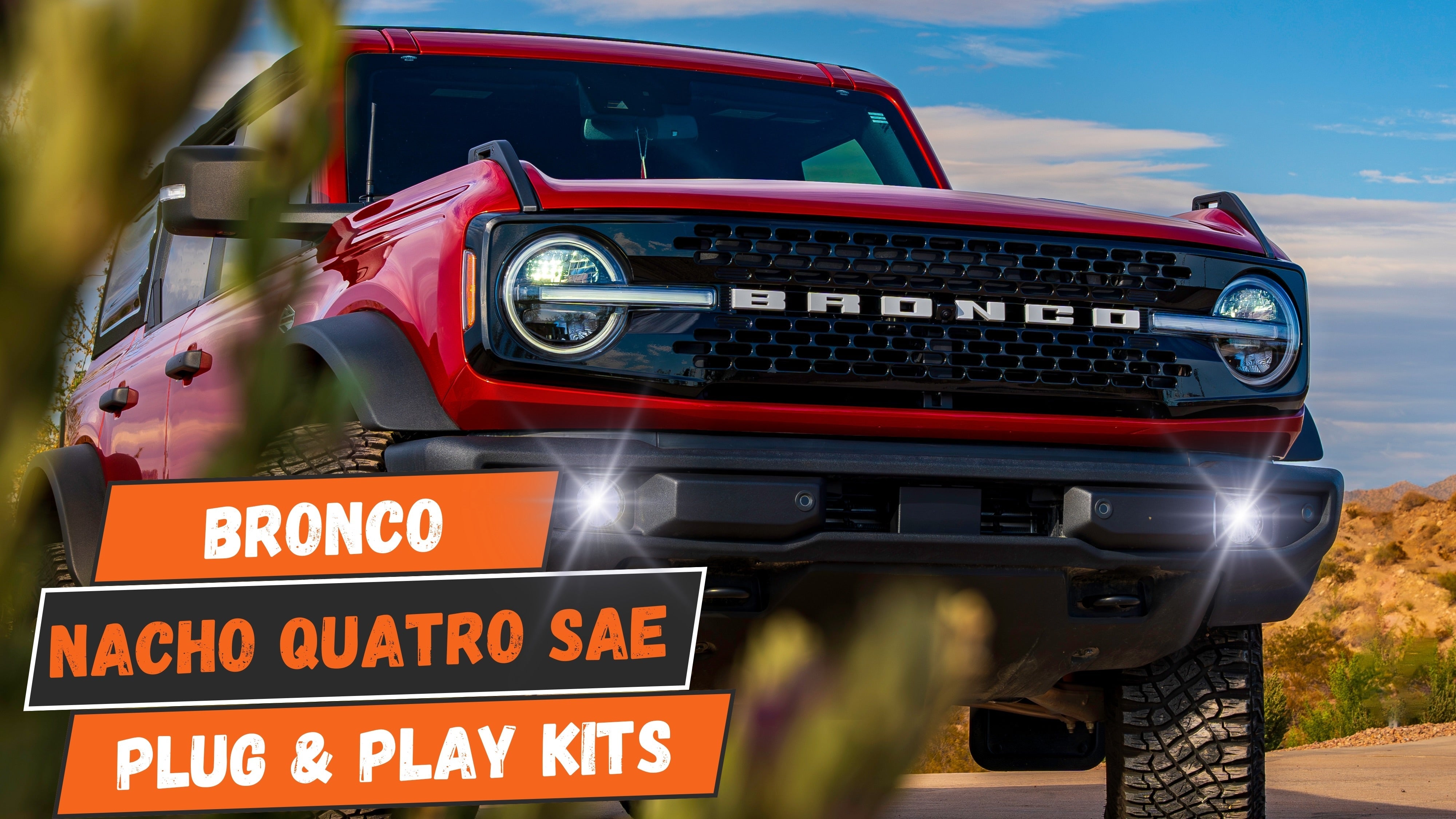 Gen 6 Bronco Plug N Play Fog Kit