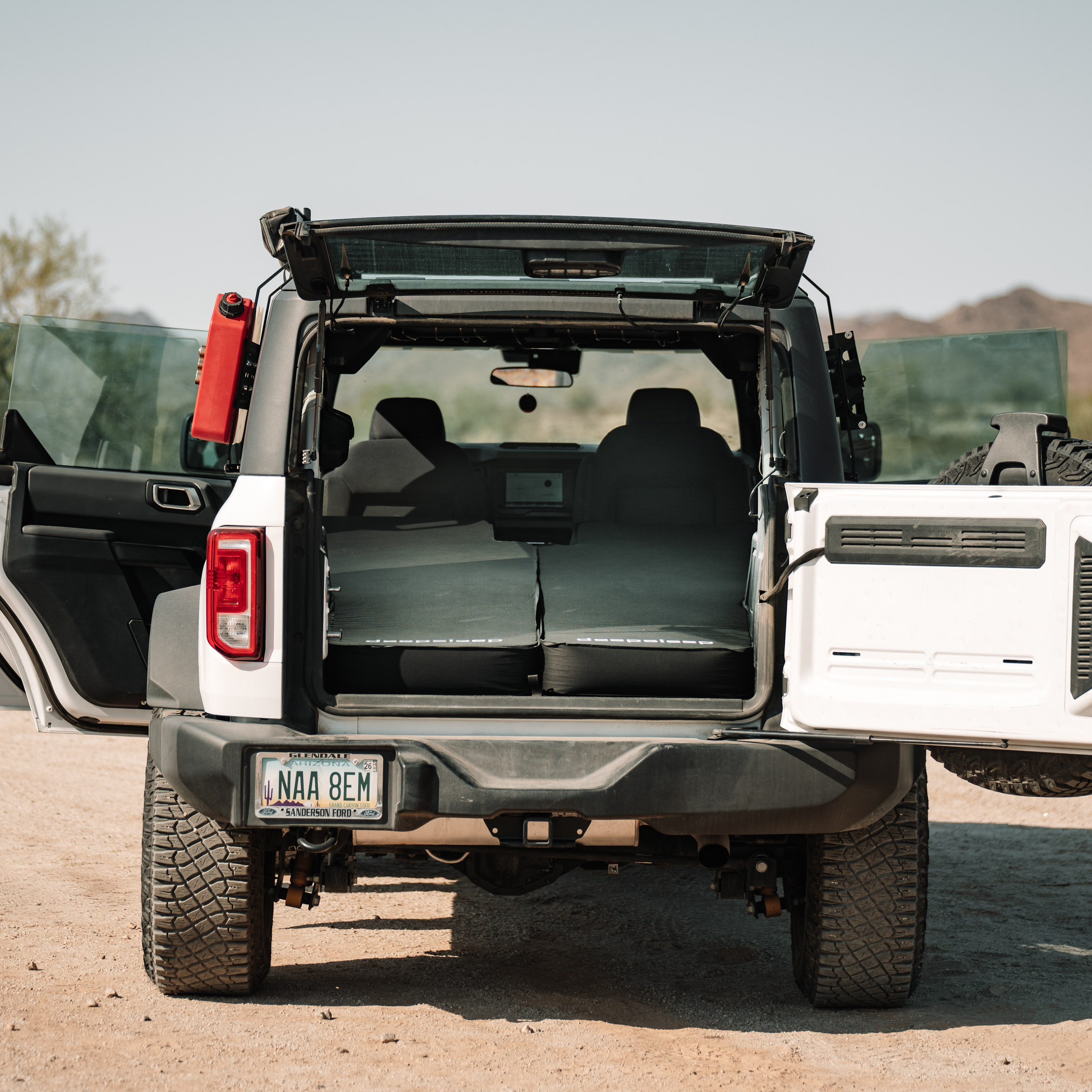 deepsleep Solo Camping Mat for 4 Door Ford Bronco