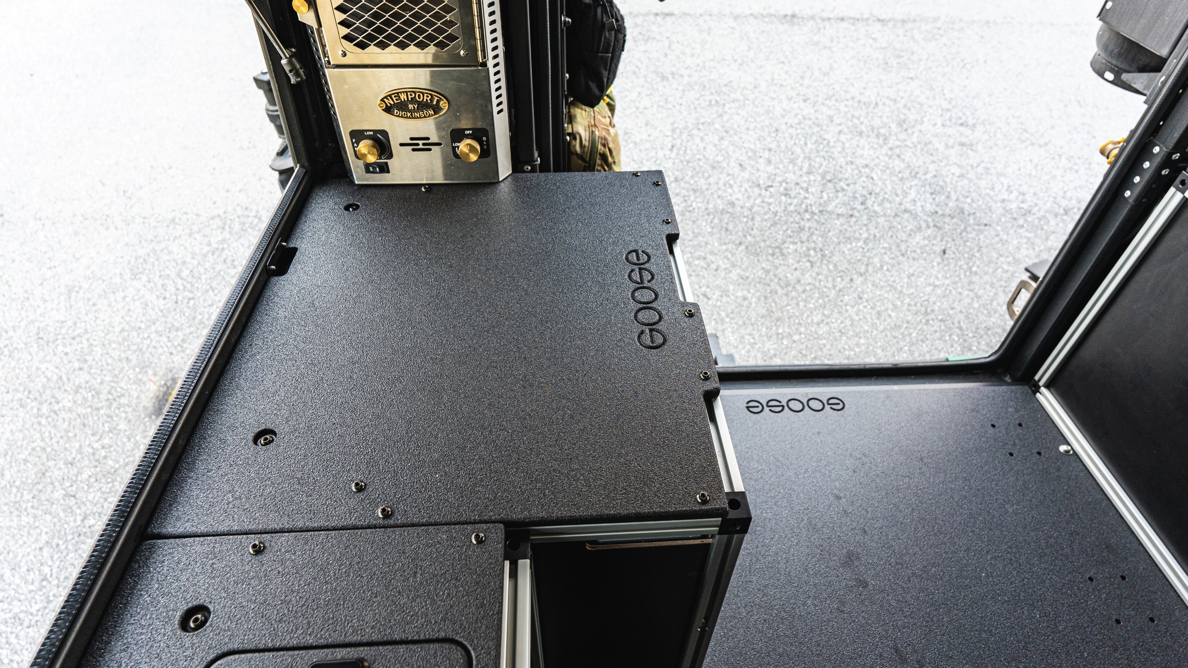 Alu-Cab Canopy Camper V2 - Toyota Tacoma 2005-Present 2nd & 3rd Gen. - Rear Double Drawer Module - 6' Bed Camper Goose Gear- Overland Kitted