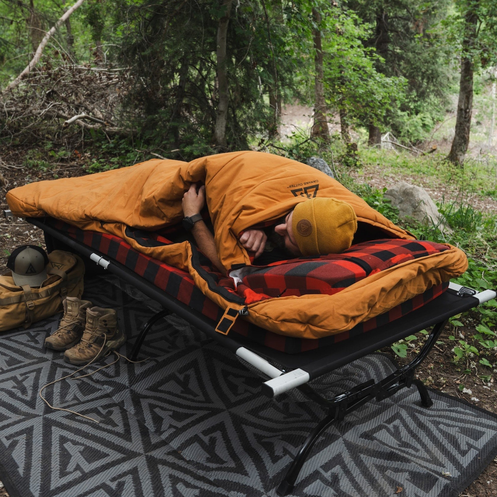 Canvas Cutter Bunker 0° Canvas Sleeping Bag