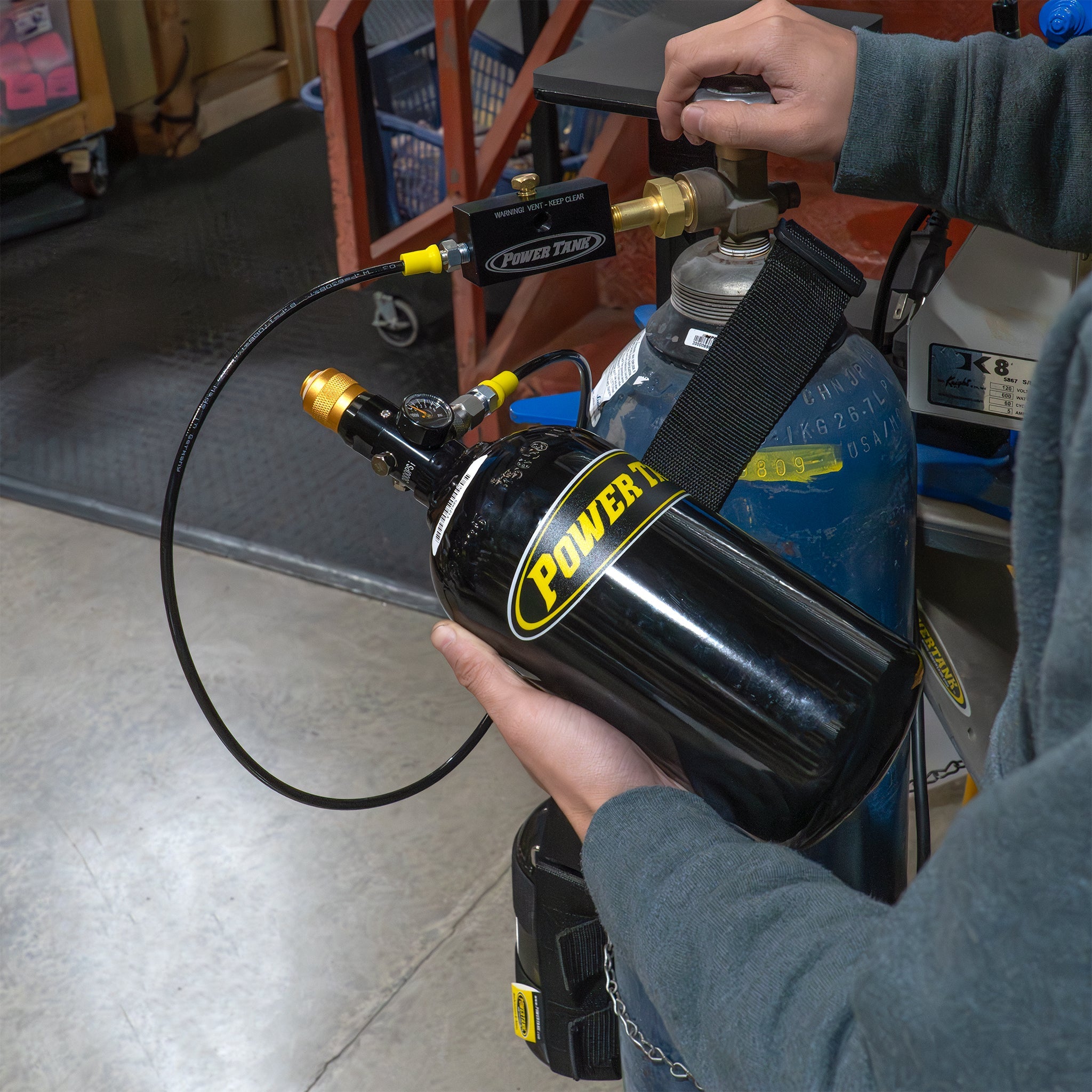 ORI Shock Boss™ V2 - 800 psi Dual Fill Strut Inflator - Portable Nitrogen Shock Tuning Kit