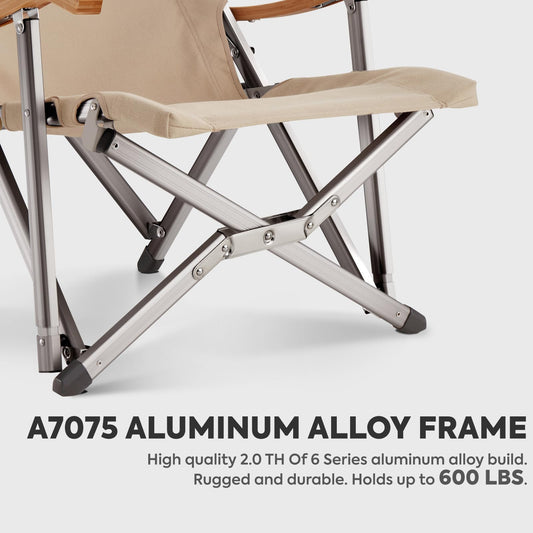 Hi1600L Folding Camping Chairs for Outside| ICECO Camping ICECO- Overland Kitted