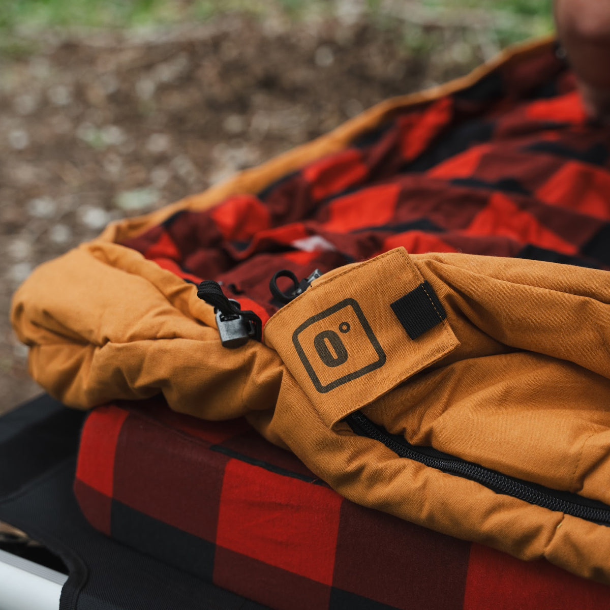 FOAM PAD + PLAID COVER