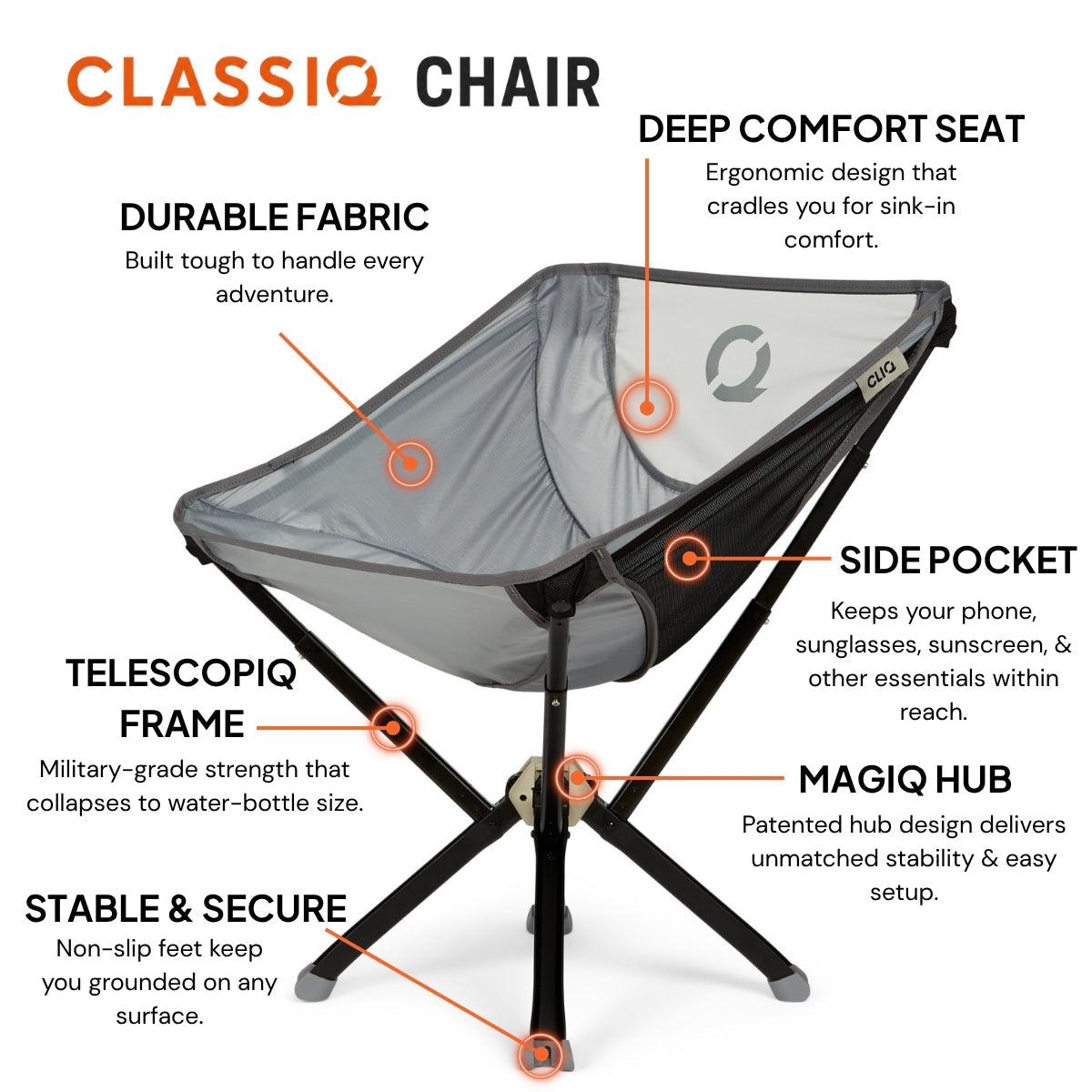 ClassiQ Portable Chair