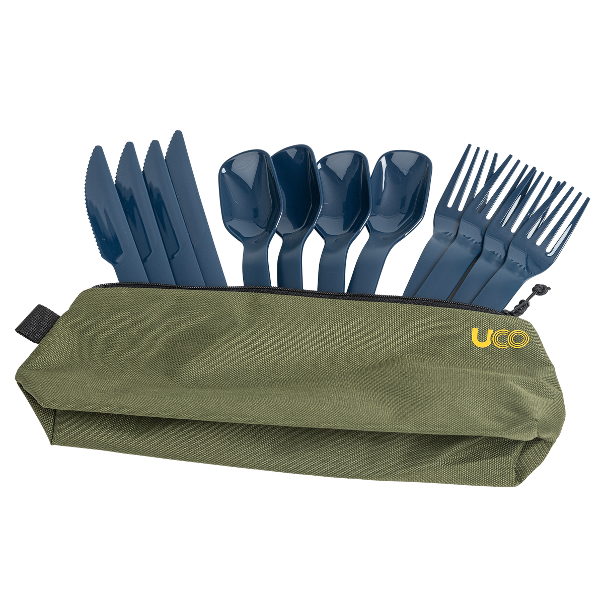 UCO ECO utensil set and case shown together from a different angle