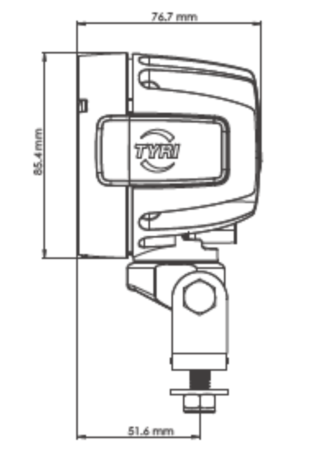 D8 Swivel 2500 eLumen, 12-24V