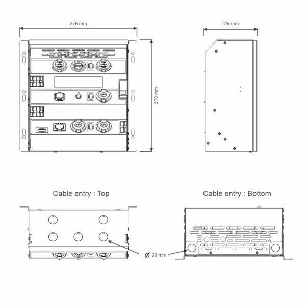 DC-40 Distribution Box  Battery Systems National Luna- Overland Kitted