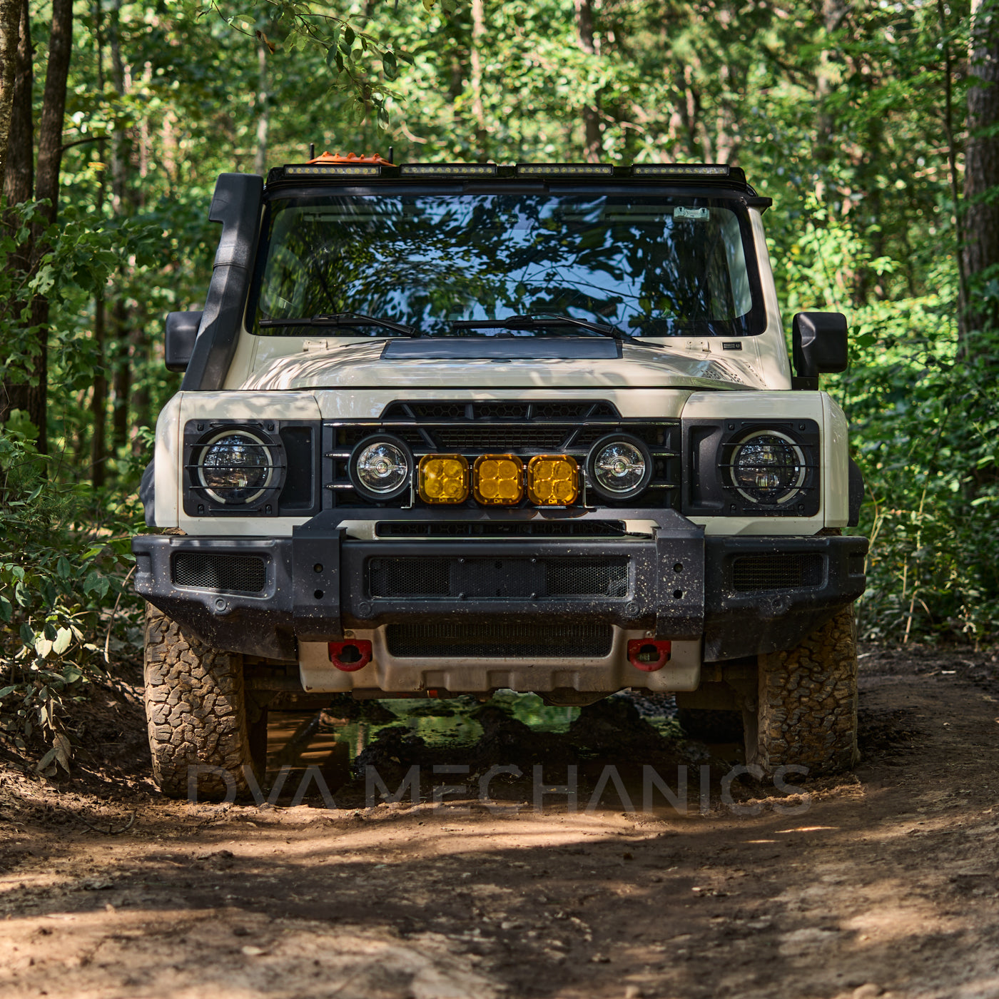 INEOS Grenadier: Front Bumper Light Kit (Mount + 3-Light LED Bar)