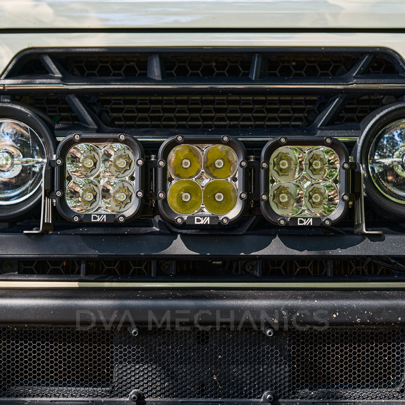 INEOS Grenadier: Front Bumper Light Kit (Mount + 3-Light LED Bar)