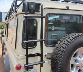 Eezi-Awn K9 Ladder Defender rear mount including separate bottom step Roof Rack Accessories Eezi-Awn- Overland Kitted