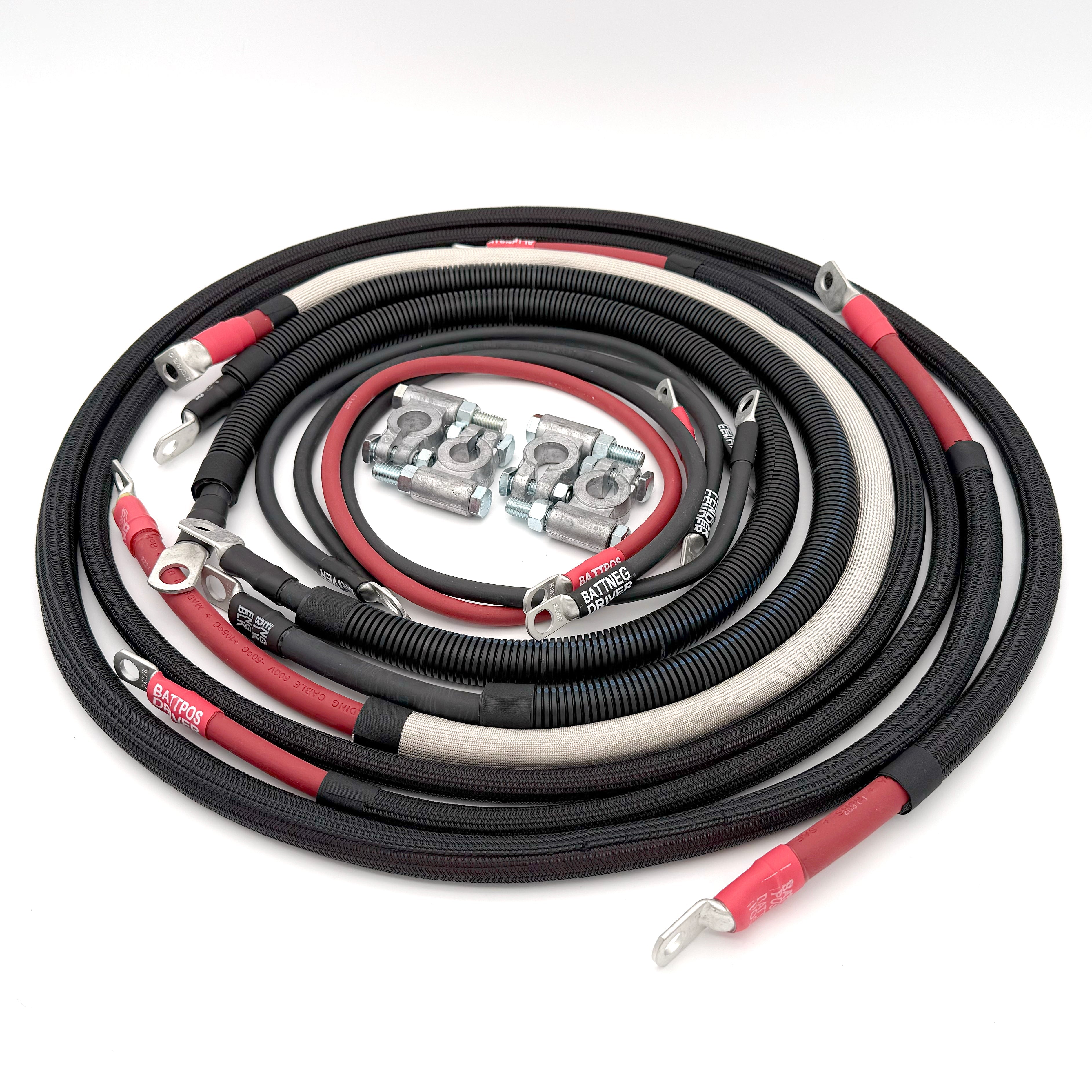 Dodge Cummins Diesel - 3rd Gen Battery Cable Kit (2002-2009)