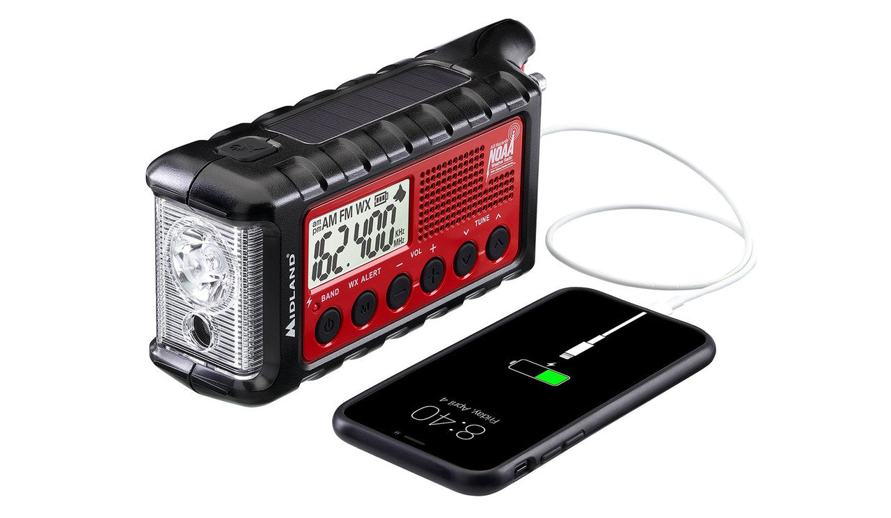 Midland ER310 emergency crank weather radio, view 1