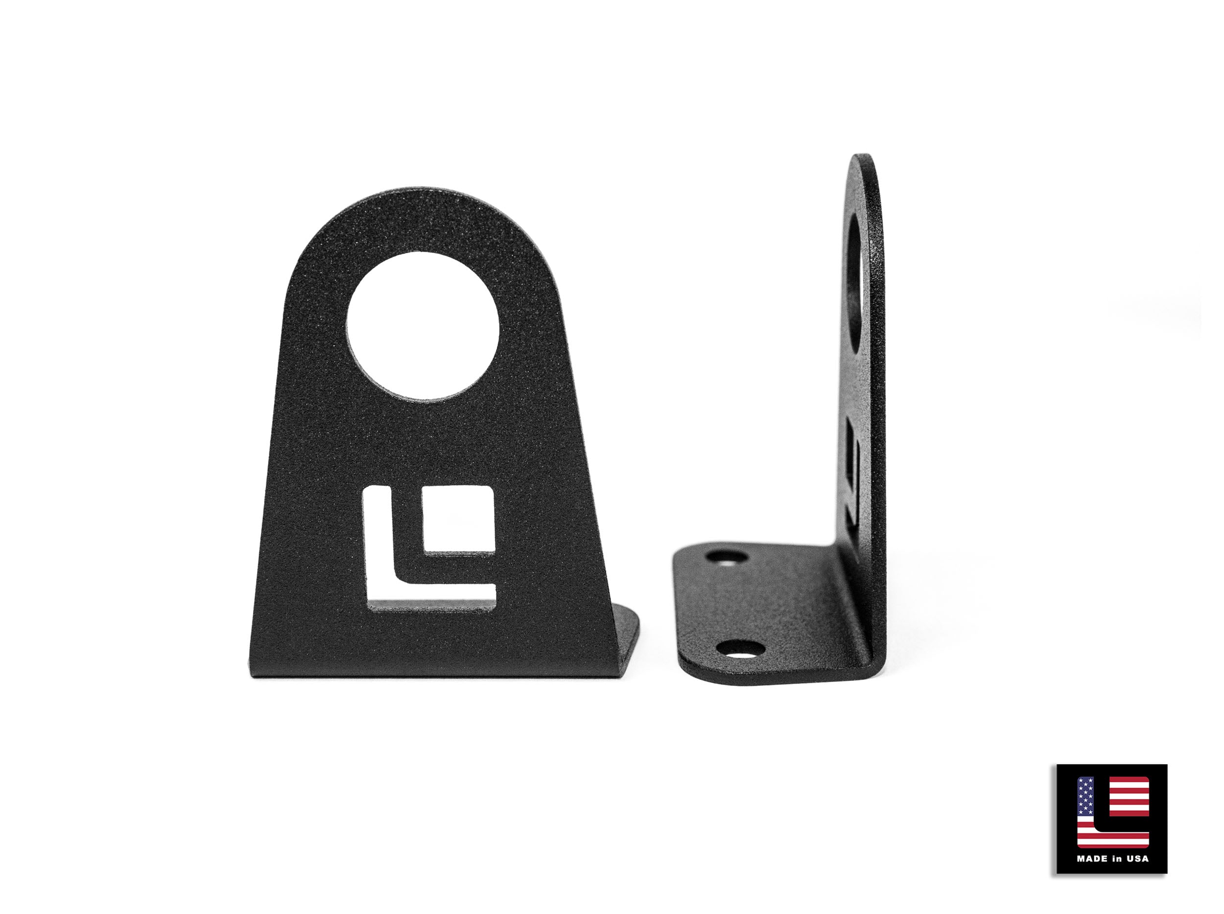 FLAGPOLE BRACKETS WITH LEITNER LOGO