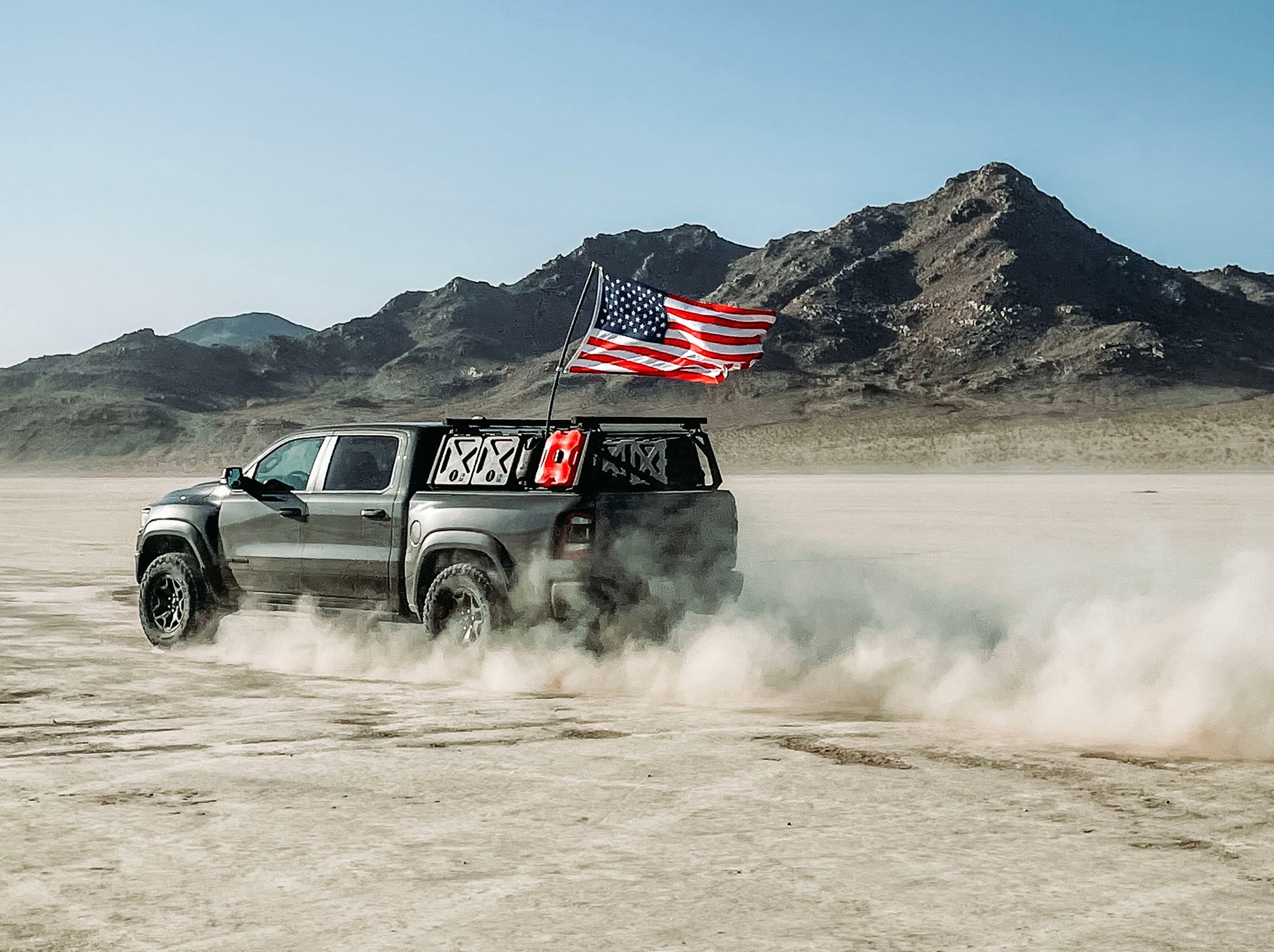 FLAGPOLE IN ACTION ON RAM