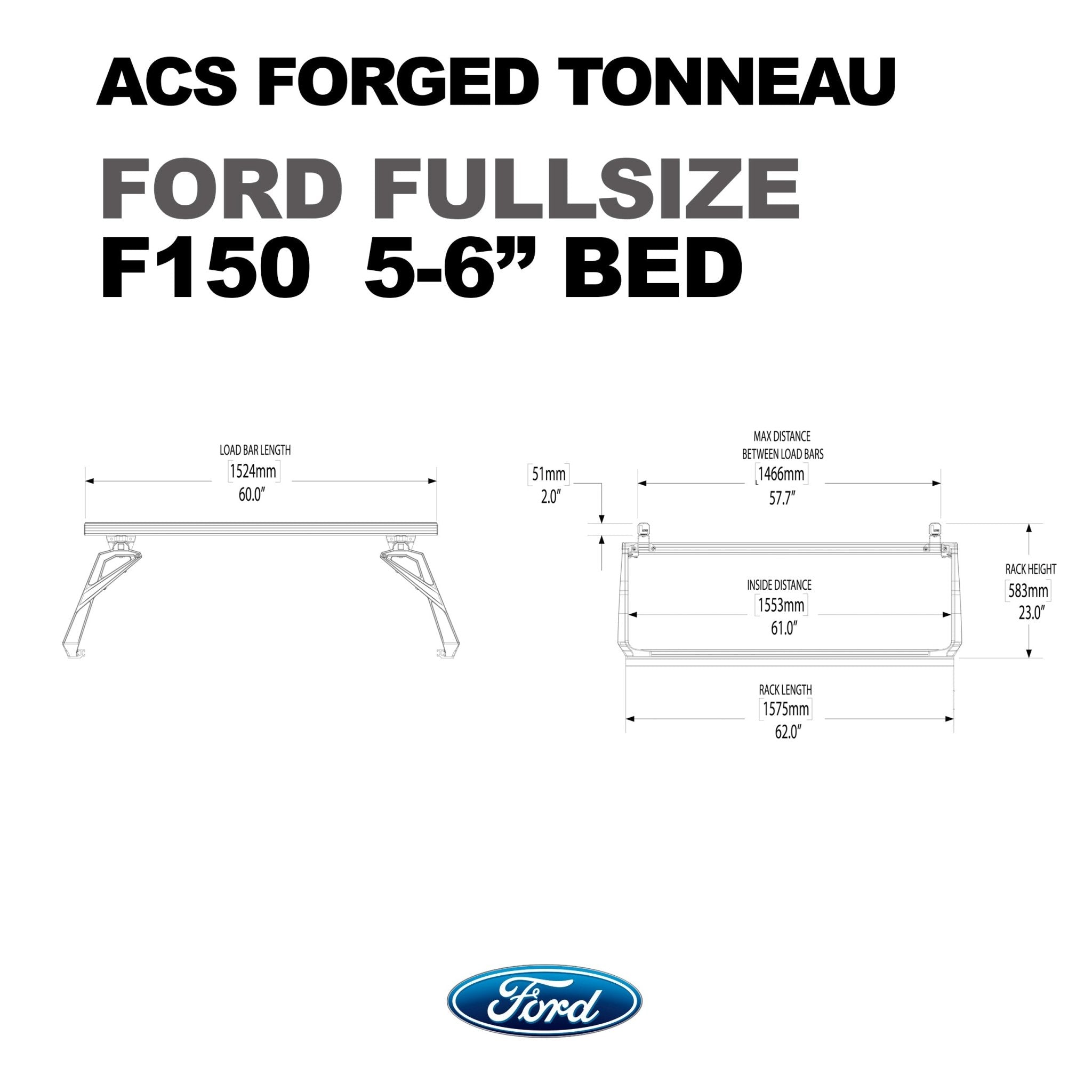 Ford F-150 5'6" ft. Bed | Ford F-150 ACS FORGED 5'6" ft. Bed - Leitner Designs