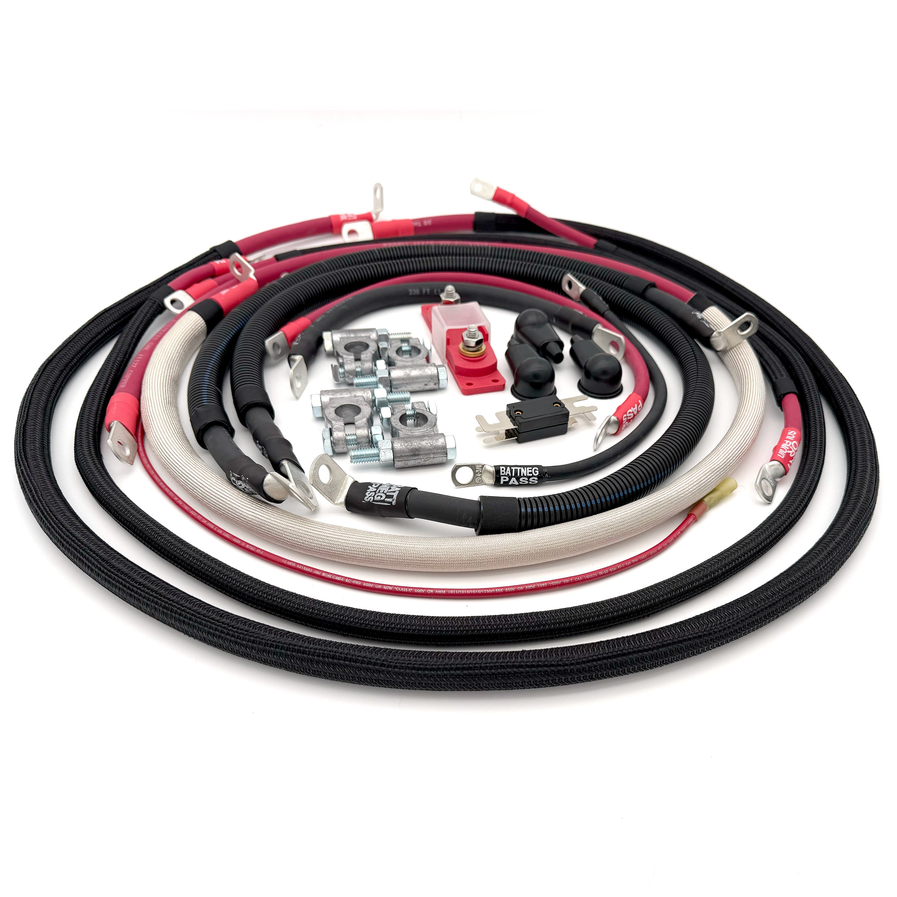 Ford Power Stroke 6.0 Diesel - F250/F350 Battery Cable Kit (2003-2007)