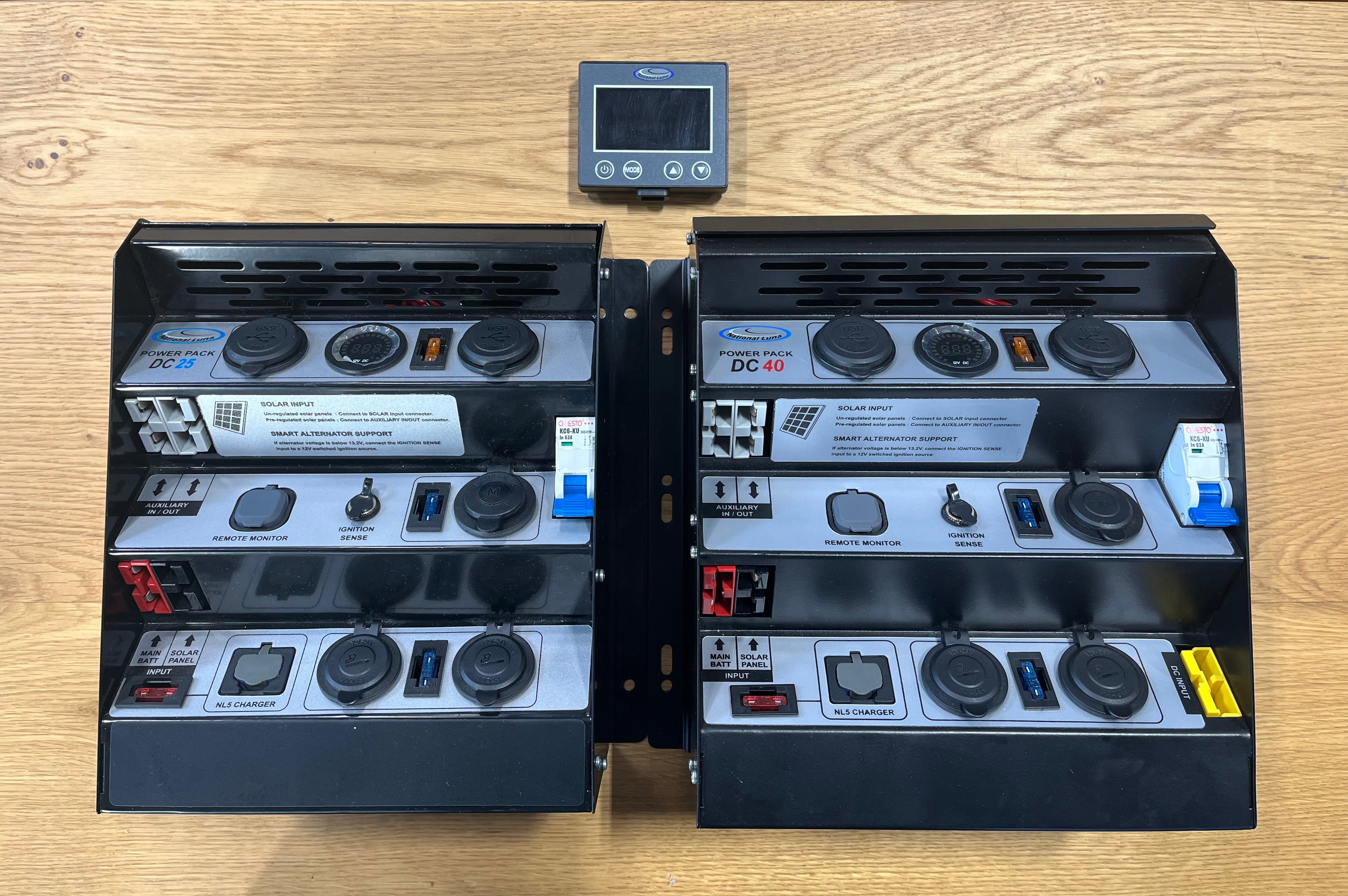 DC-25 Distribution Box Battery Systems National Luna- Overland Kitted