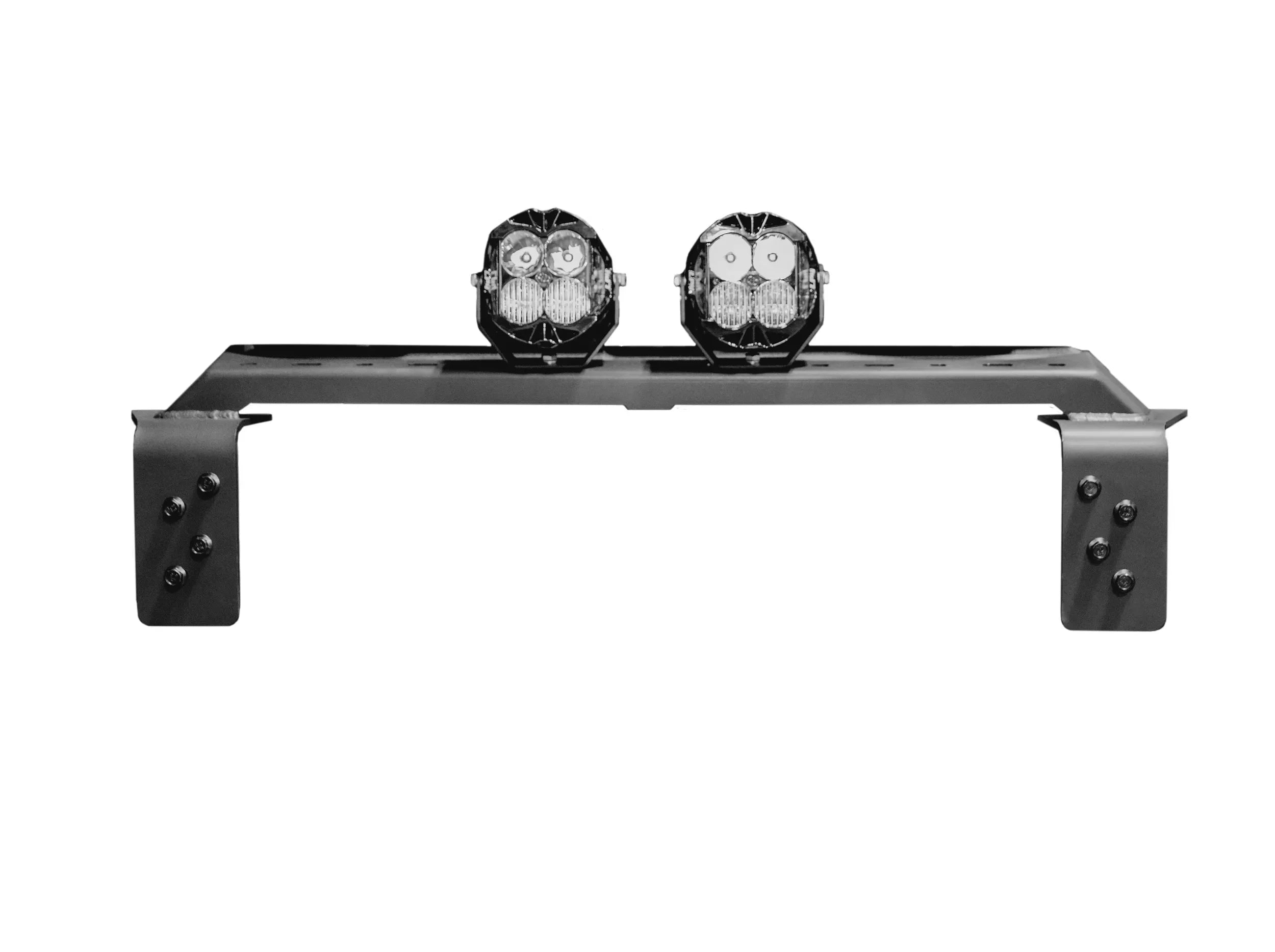 BLACK METAL FRONT BUMPER FOR GRENADIER WITH LIGHT BRACKETS