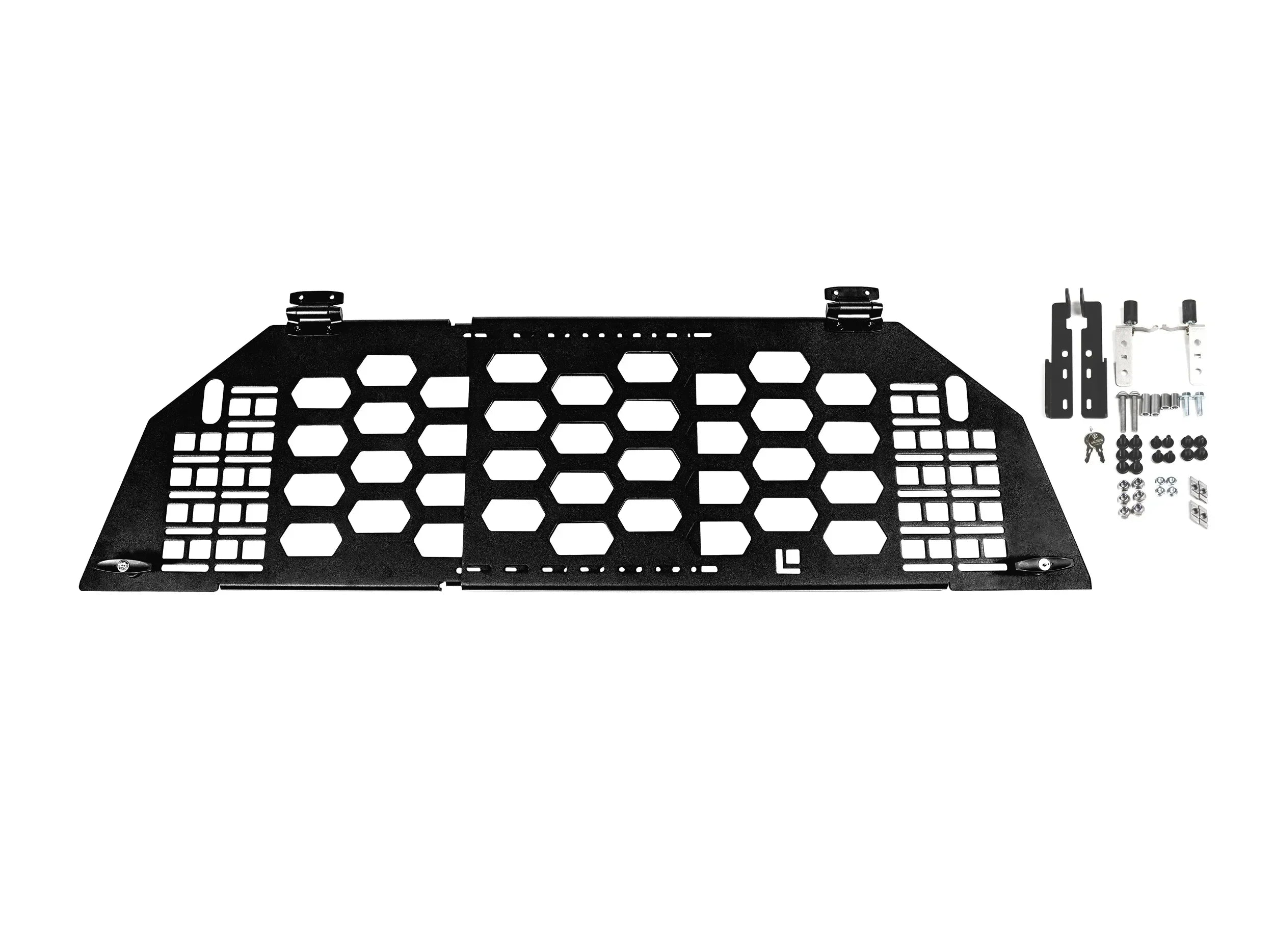 BLACK MOUNTING GATE WITH HARDWARE