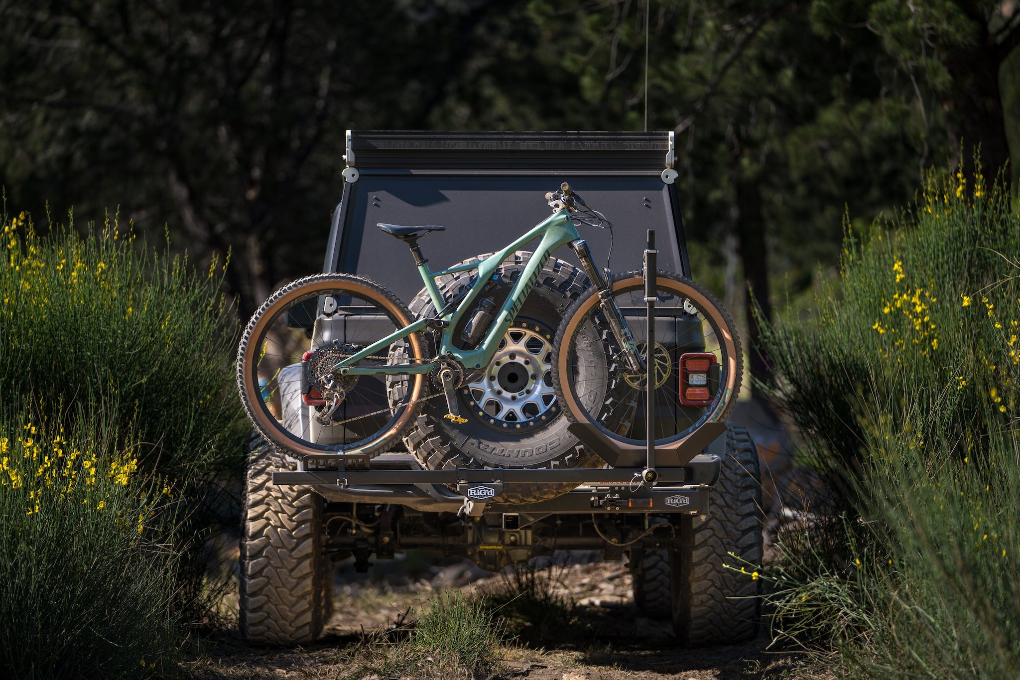 RambleRack® Heavy Duty Hitch Bike Rack | RiGd Supply Vehicle RIGd Supply- Overland Kitted