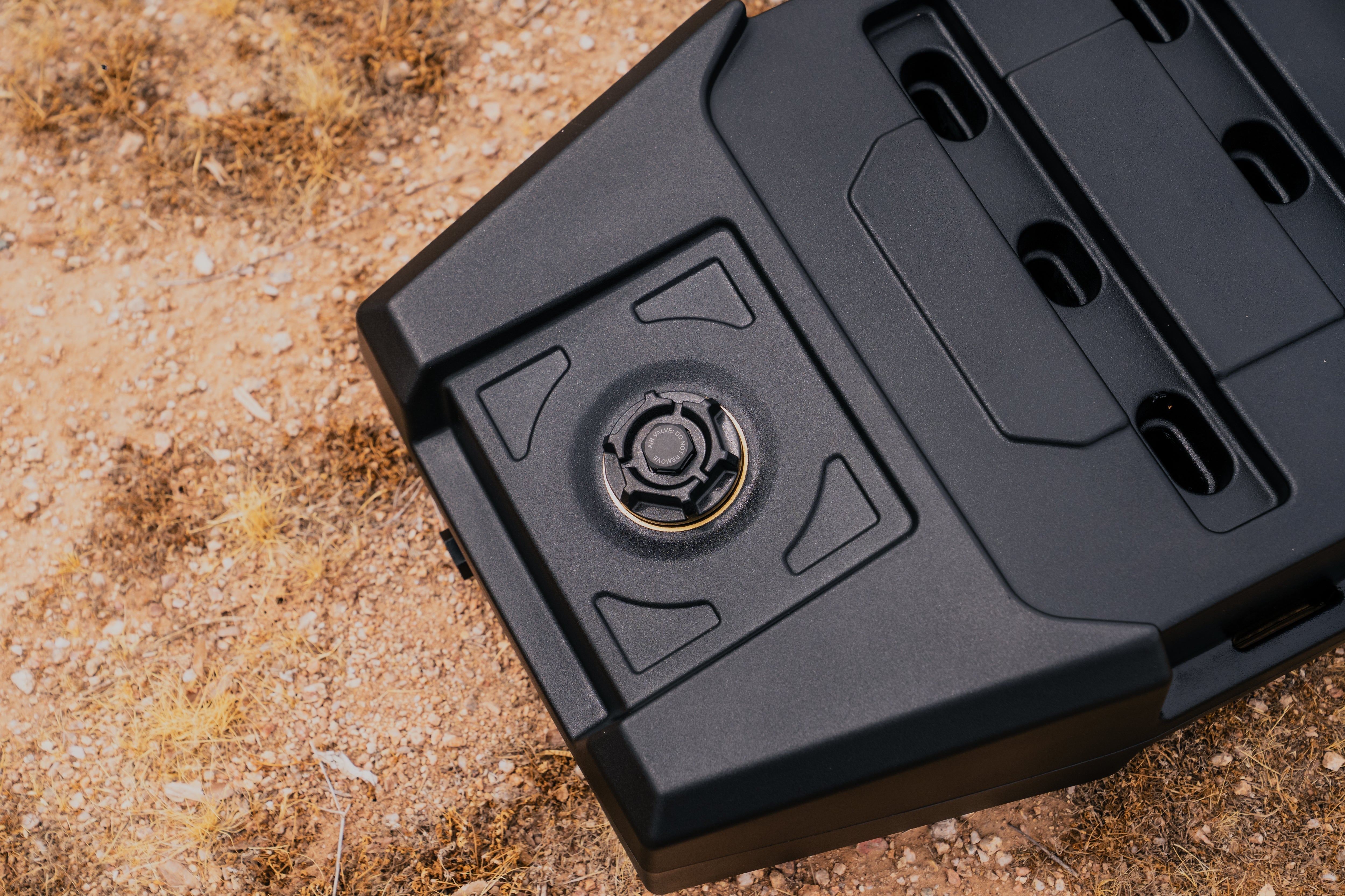 ROAM 8.5-gallon pump tank at a campsite