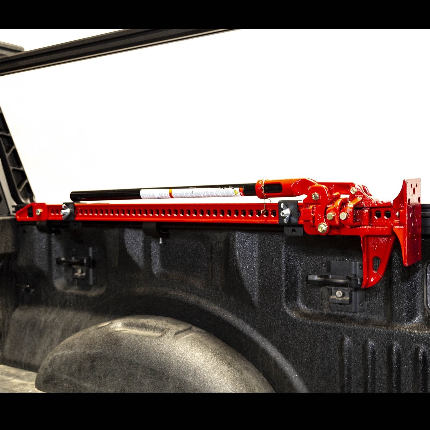 Hi-Lift jack bracket mounted on ACS rack