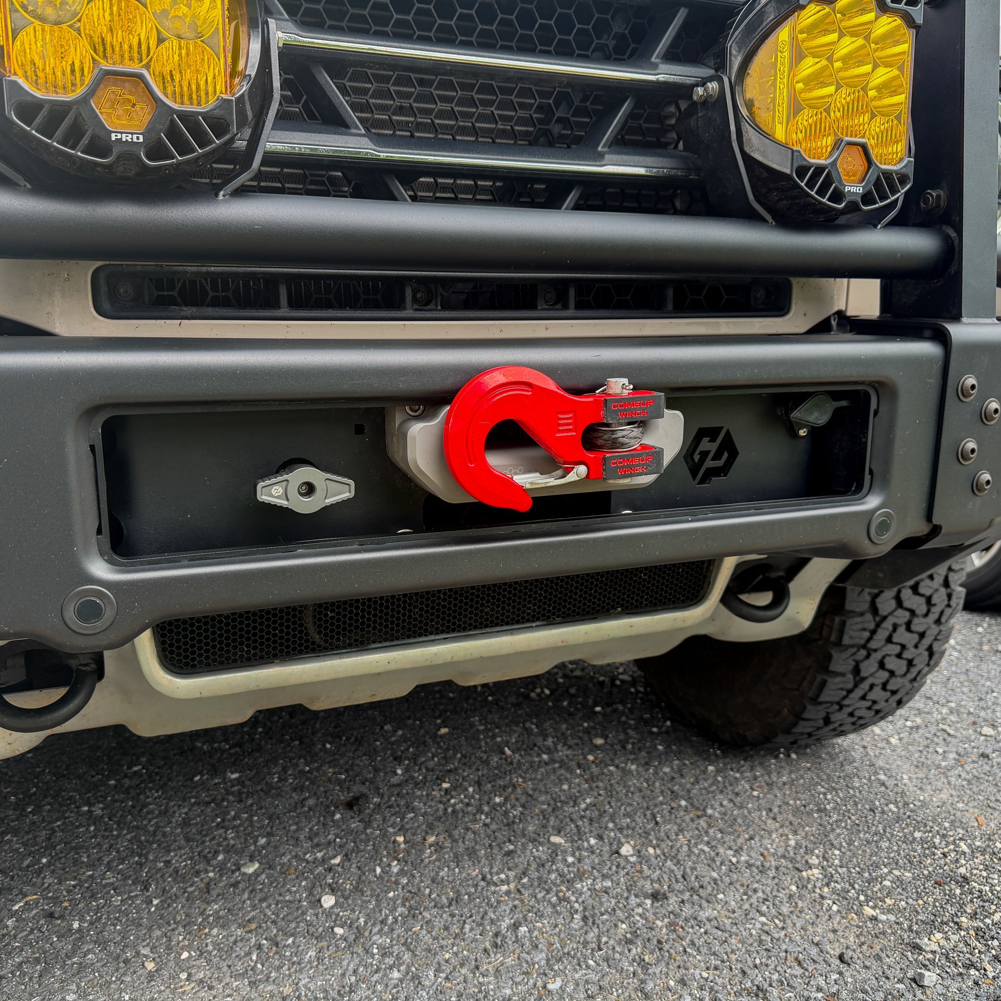 GP Factor Ineos Grenadier & Quartermaster V2 Hidden 12.5K Winch Kit - Synthetic Line
