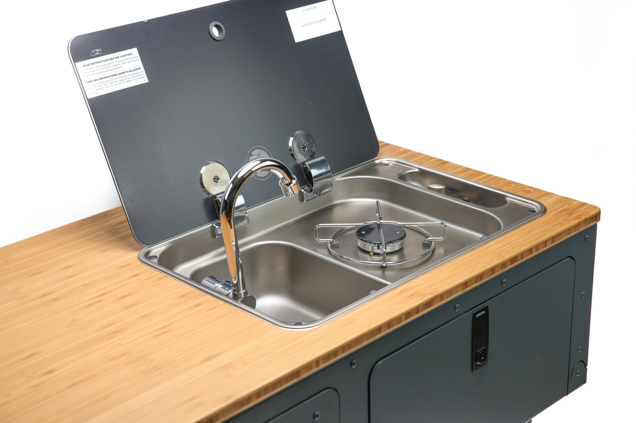 Ineos Grenadier Full Camper Interior Kitchen, Couch Module, & Full Floor