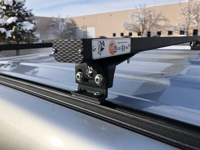K9 load bar foot with Eezi-Awn badge and end cap
