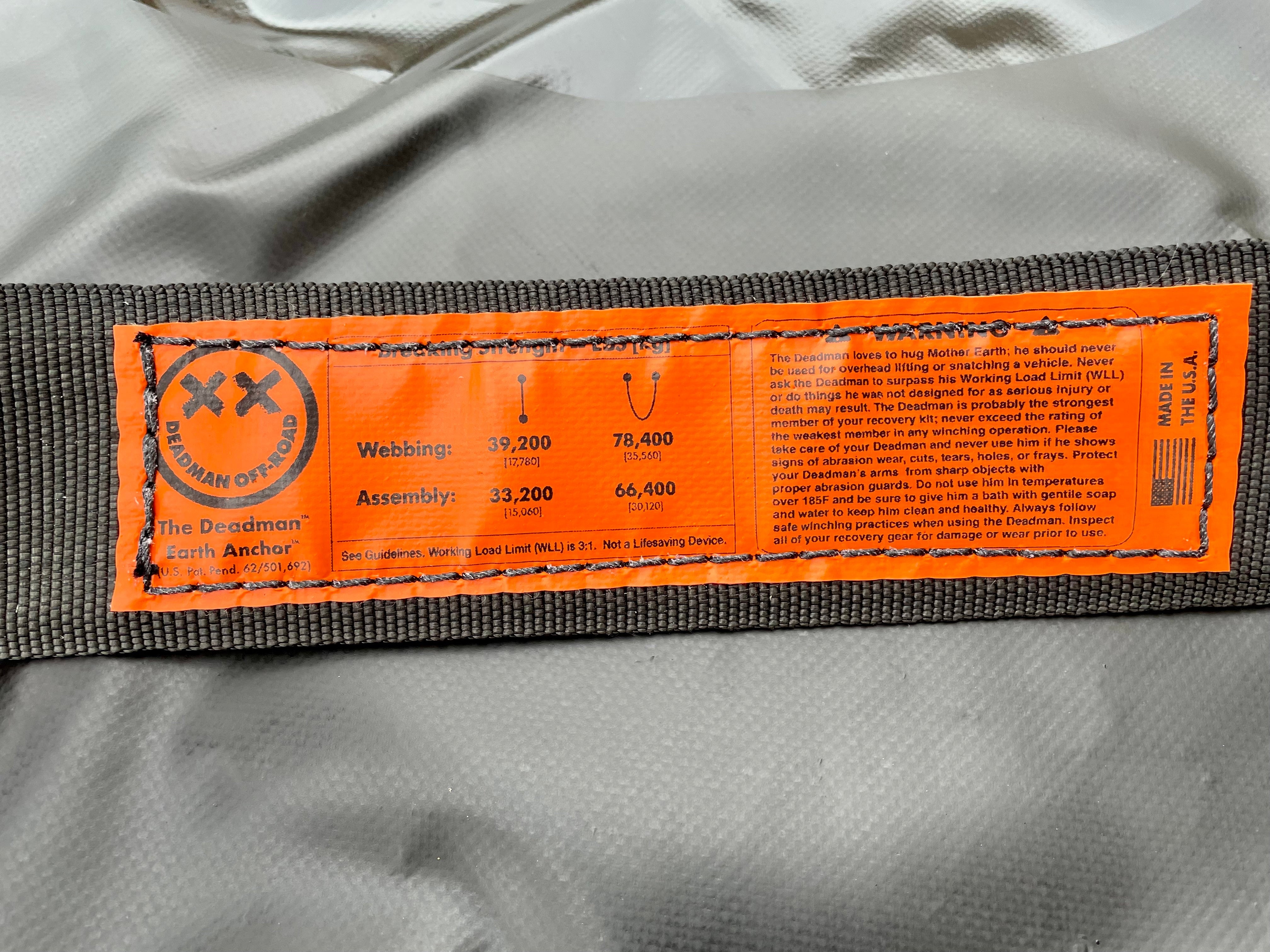 The Complete RUGGEDIZED Deadman Kit V2 Recovery Gear Deadman Off-Road- Overland Kitted