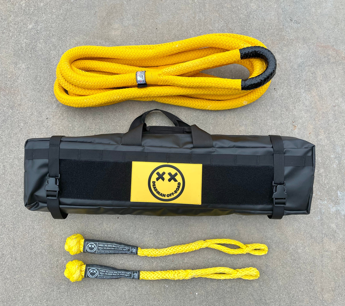 Stretchy Band Kits 7/8" x 20' - Original Shackle - $299.97 Recovery Gear, Camping Gear Deadman Off-Road- Overland Kitted