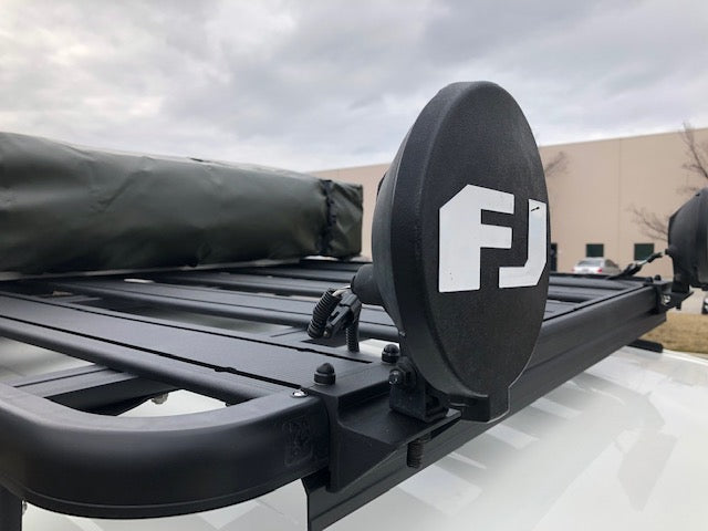 K9 Spotlight Mount Set Roof Rack Accessories Eezi-Awn- Overland Kitted