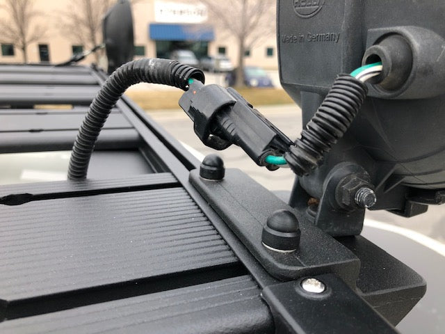 K9 Spotlight Mount Set Roof Rack Accessories Eezi-Awn- Overland Kitted