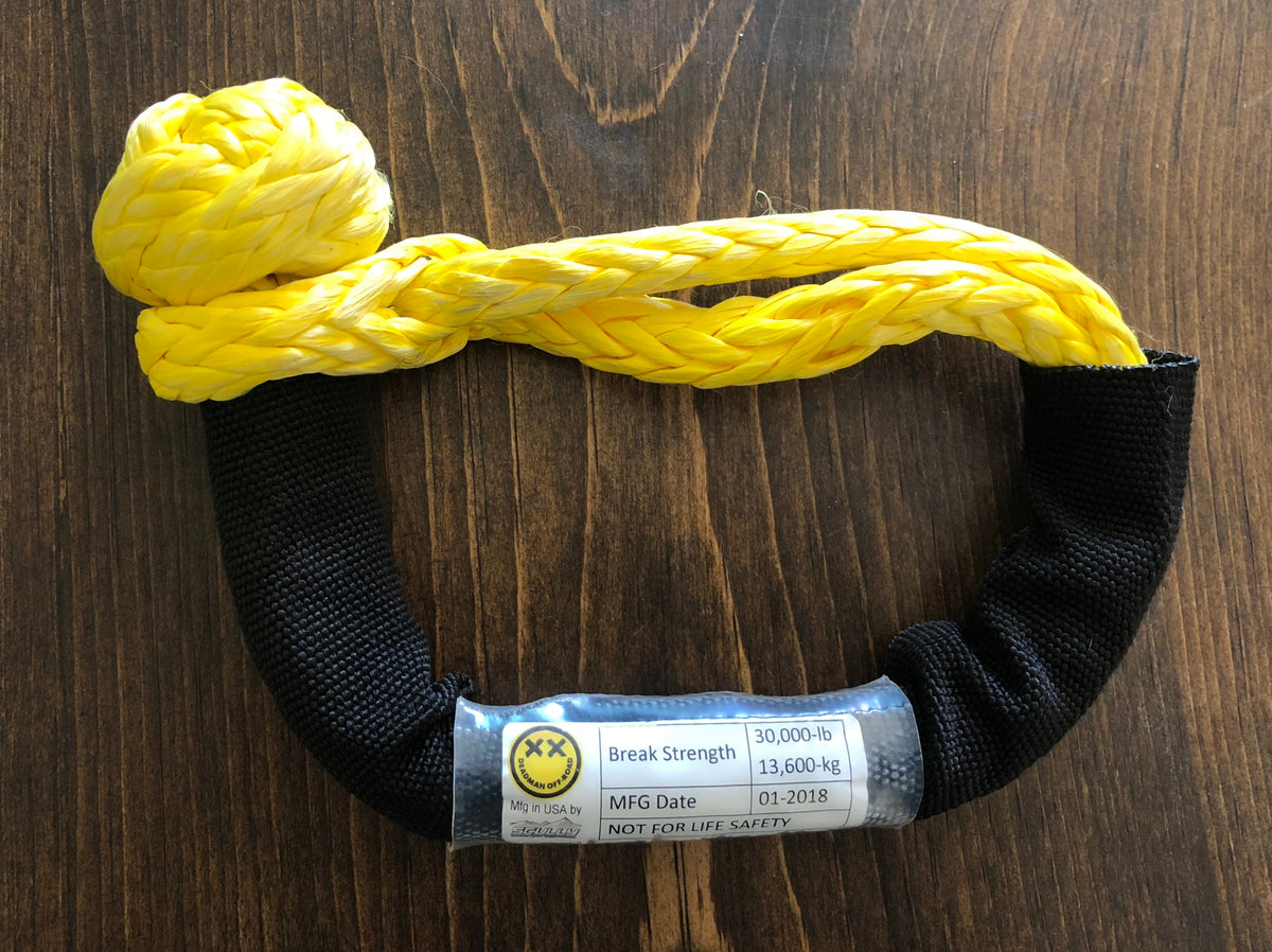 Deadman Soft Shackle Yellow Recovery Gear Deadman Off-Road- Overland Kitted