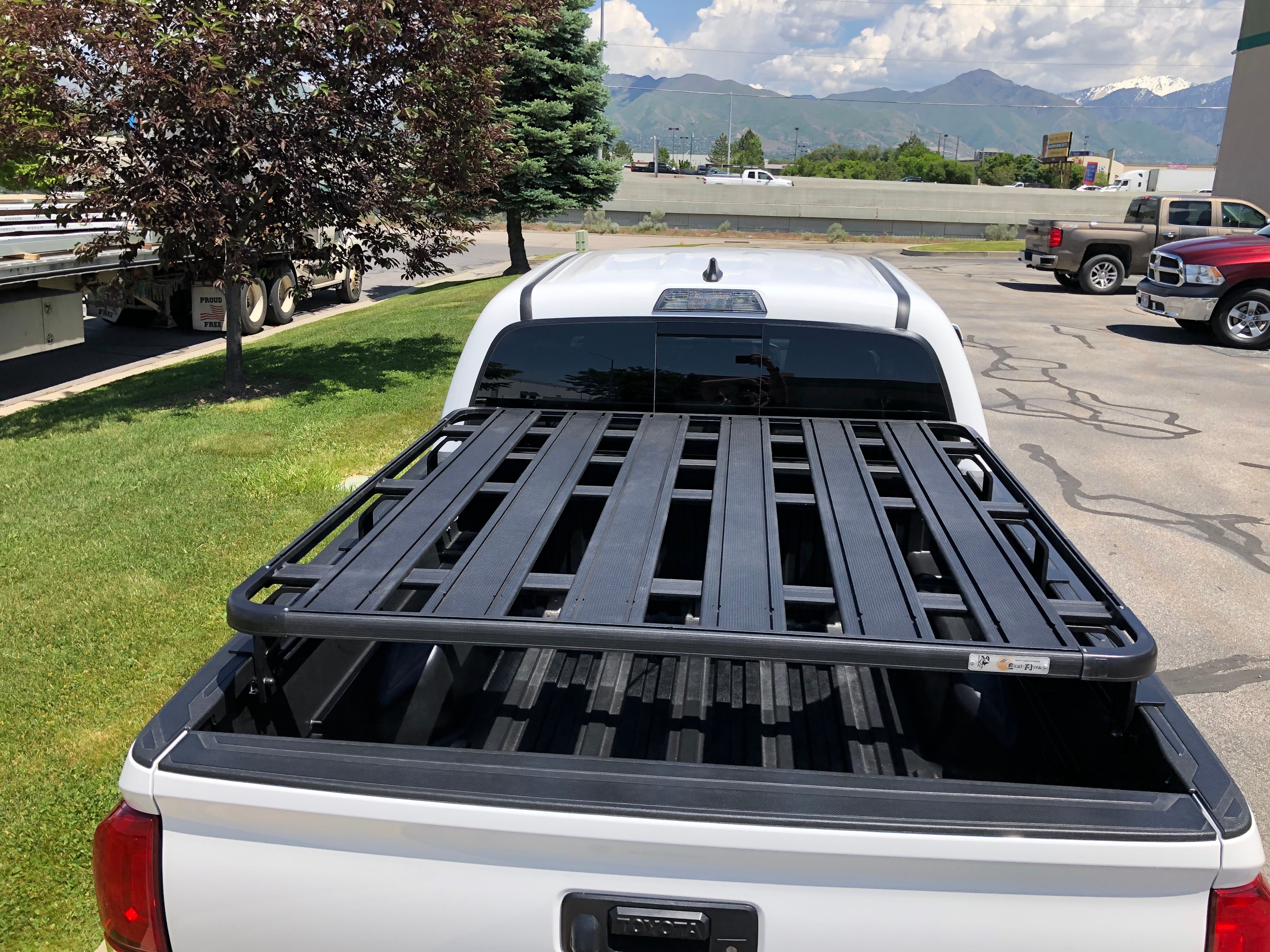 Toyota Tacoma K9 Bed Rail Rack Kit Roof Rack Eezi-Awn- Overland Kitted