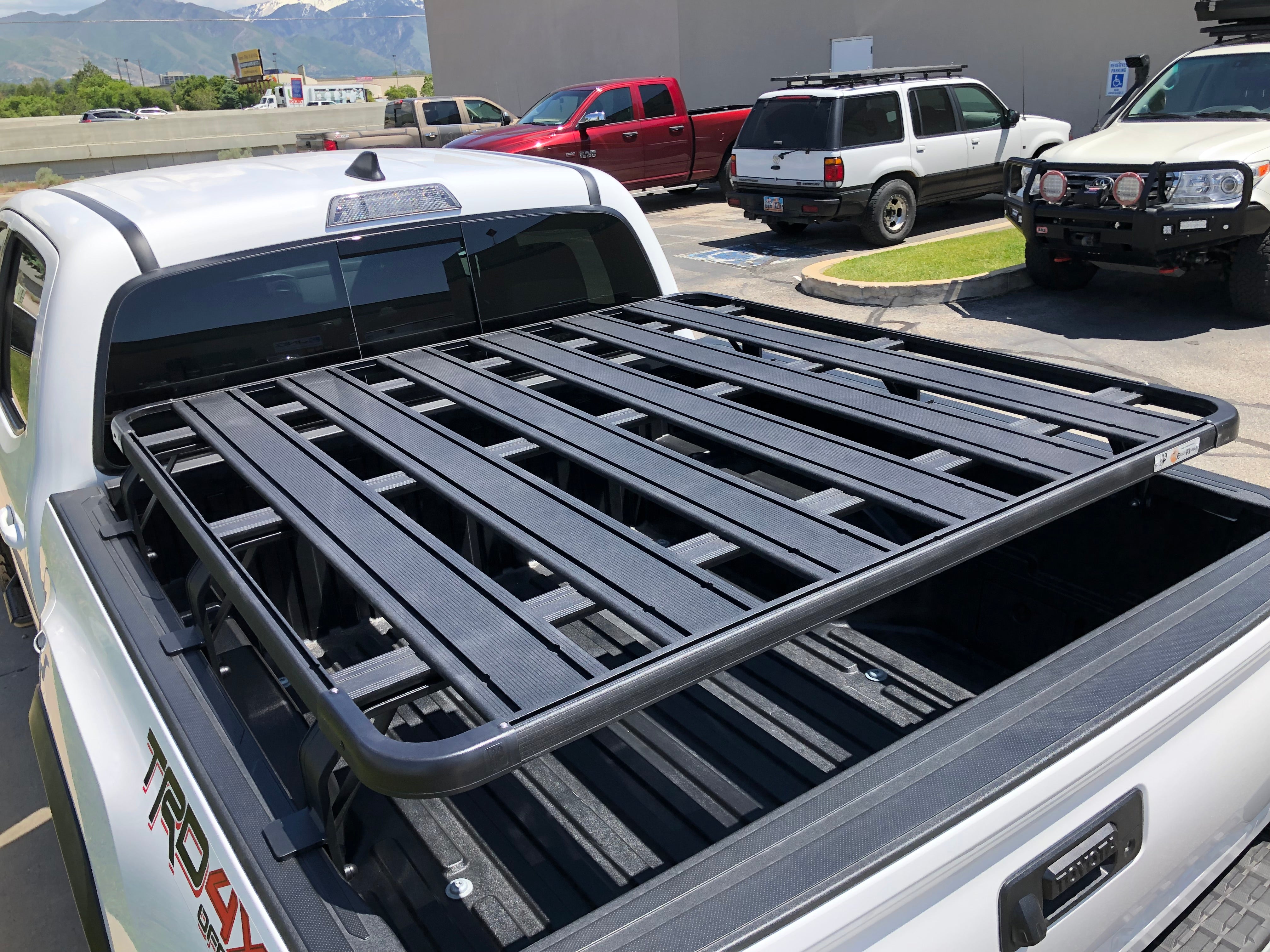 Toyota Tacoma K9 Bed Rail Rack Kit Roof Rack Eezi-Awn- Overland Kitted