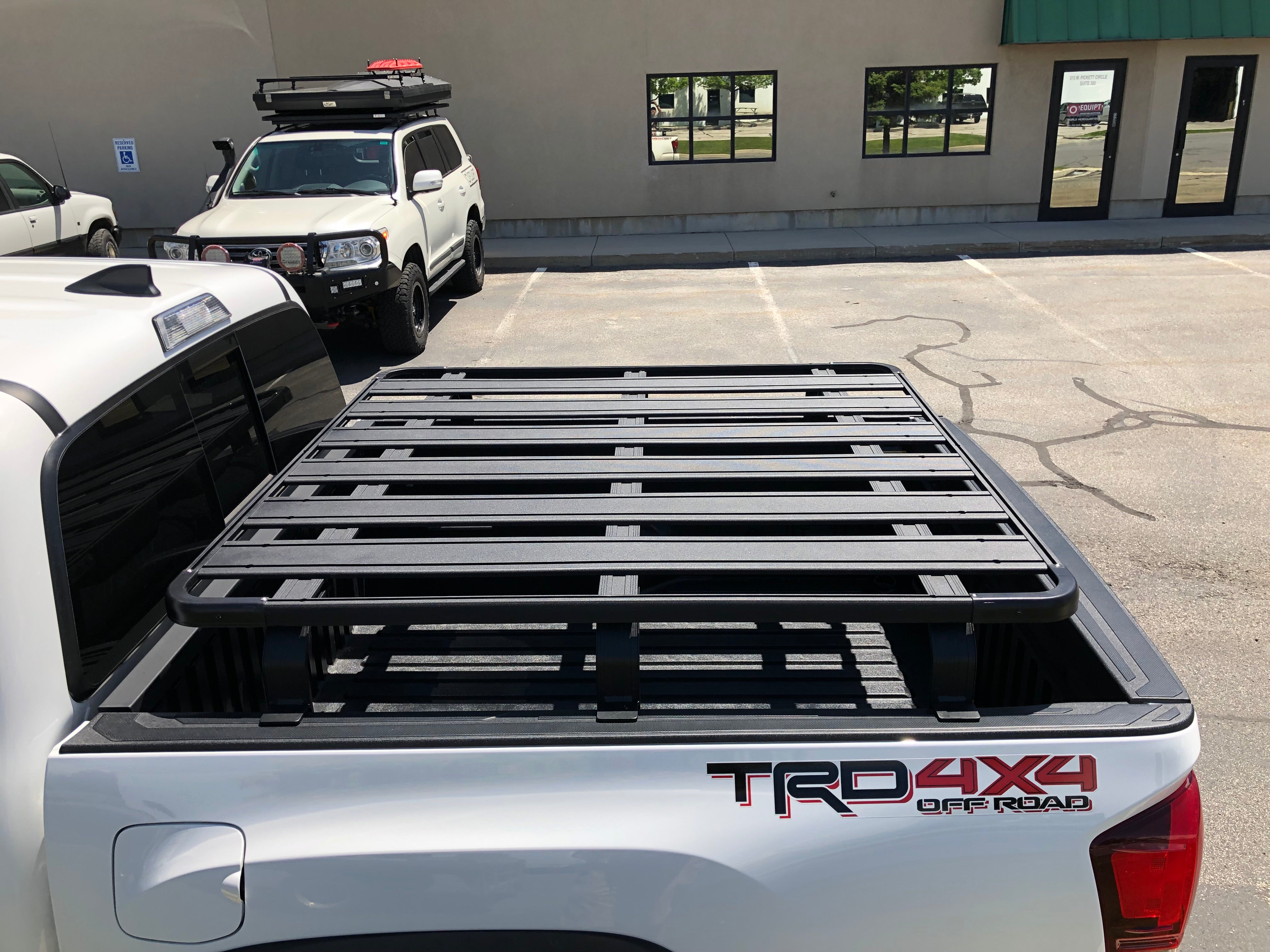 Toyota Tacoma K9 Bed Rail Rack Kit Roof Rack Eezi-Awn- Overland Kitted