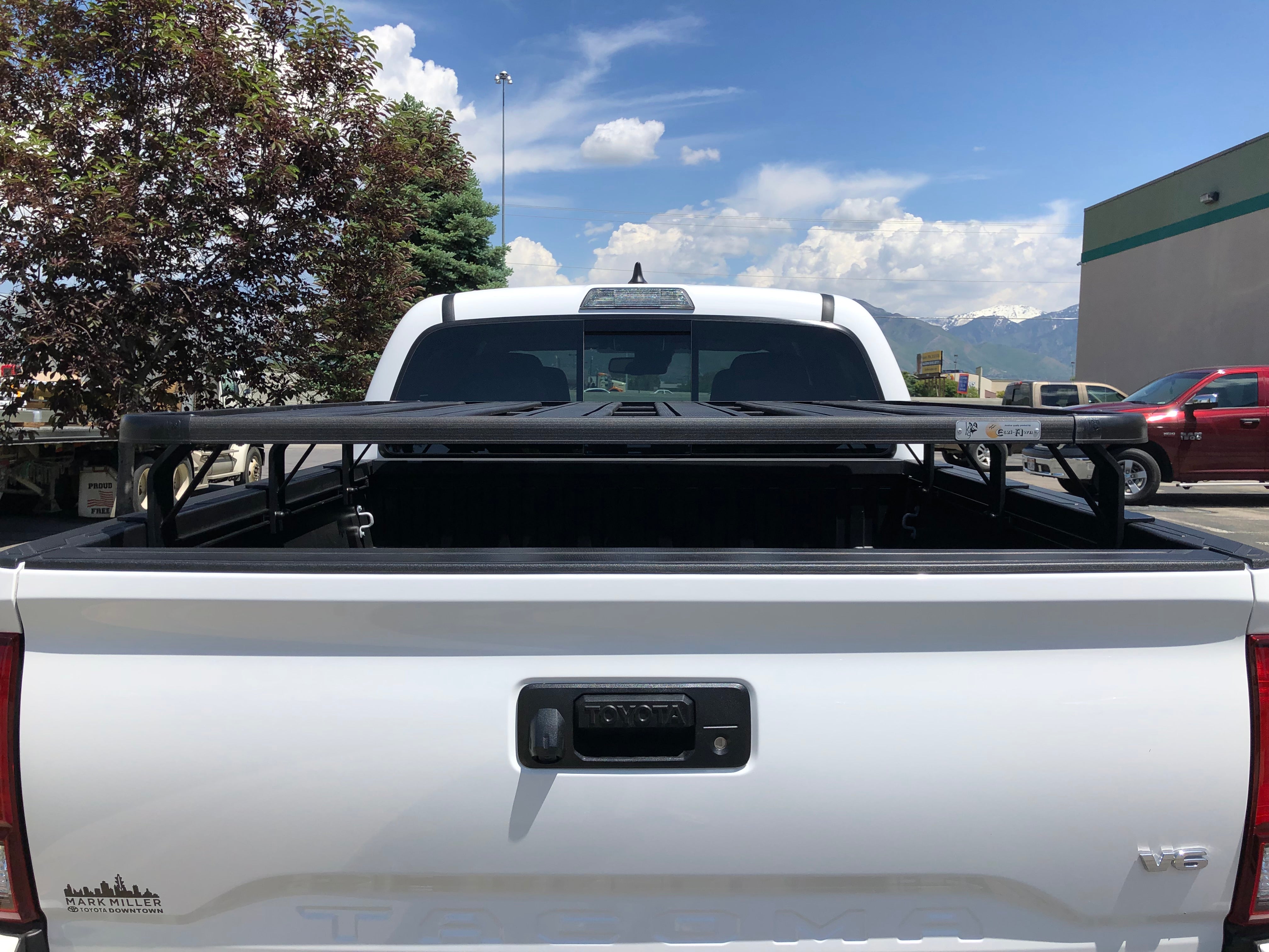 Toyota Tacoma K9 Bed Rail Rack Kit Roof Rack Eezi-Awn- Overland Kitted