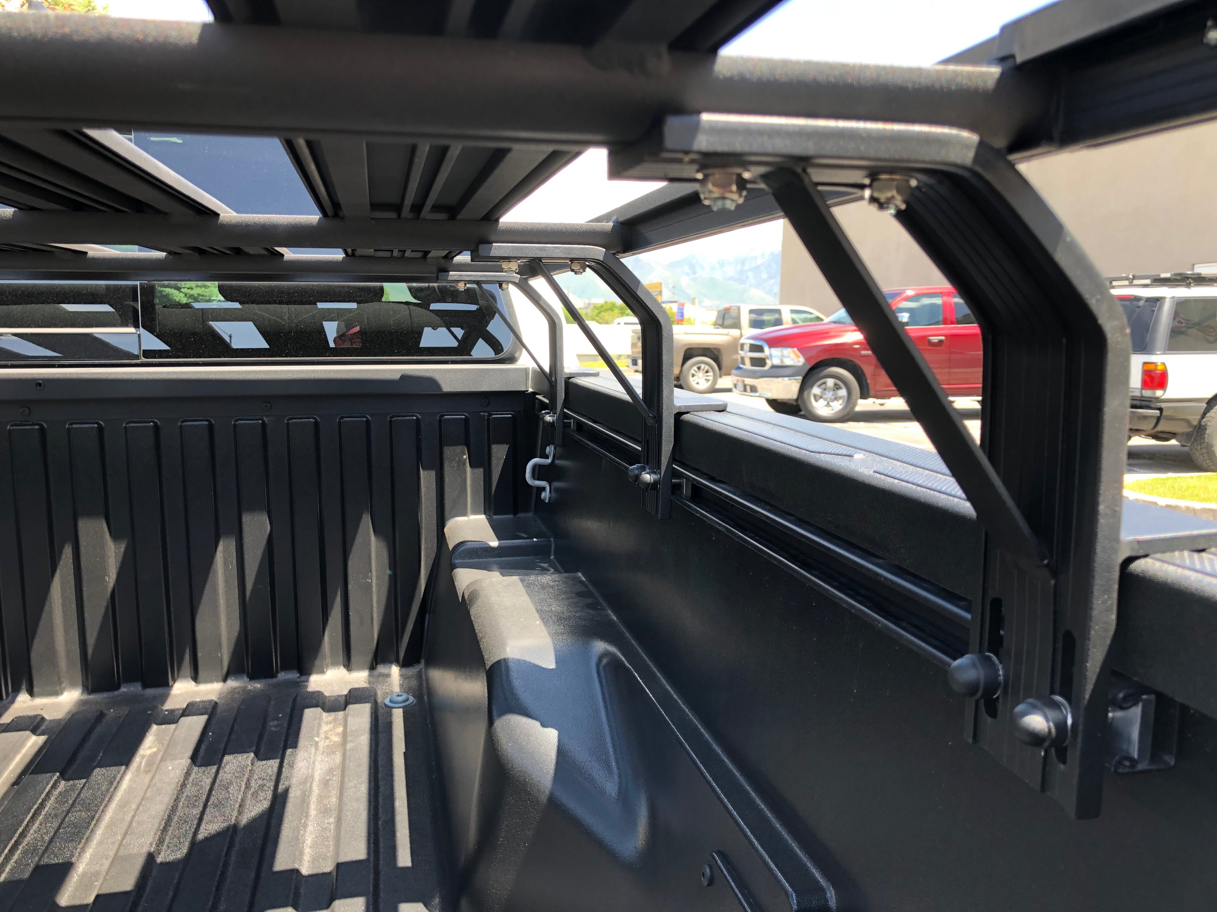 Toyota Tacoma K9 Bed Rail Rack Kit Roof Rack Eezi-Awn- Overland Kitted