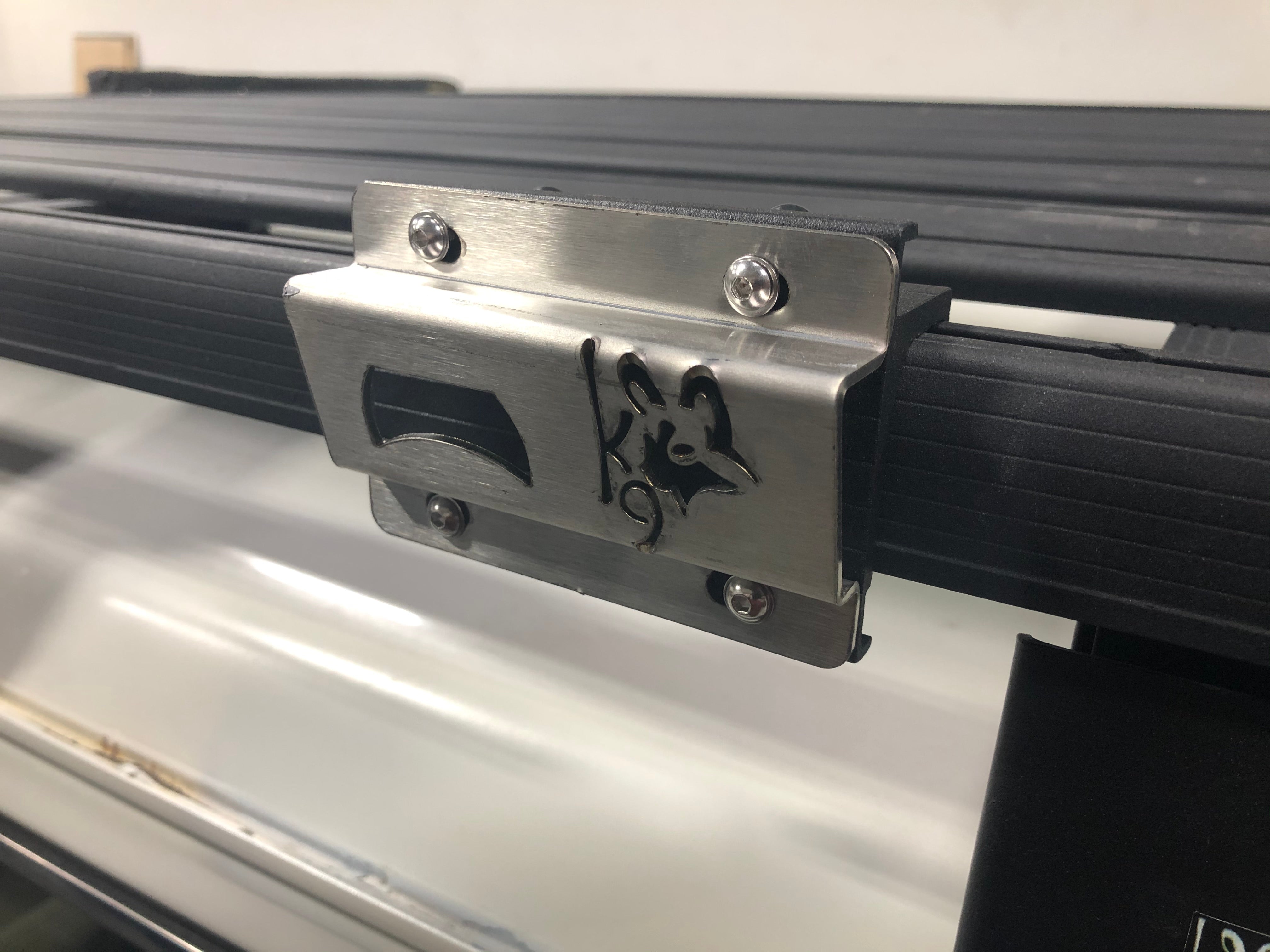 K9 Rack Mount Bottle Opener Roof Rack Accessories Eezi-Awn- Overland Kitted