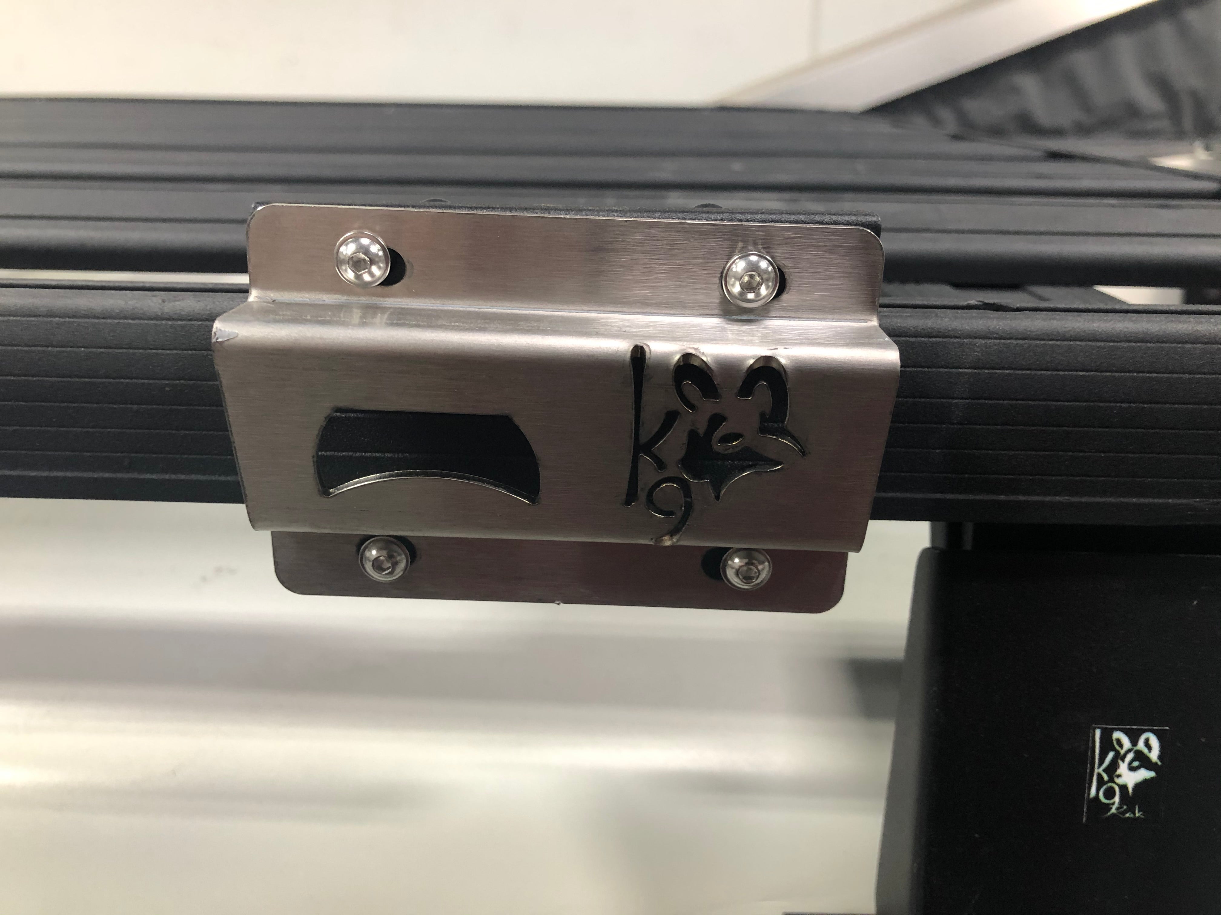 K9 Rack Mount Bottle Opener Roof Rack Accessories Eezi-Awn- Overland Kitted