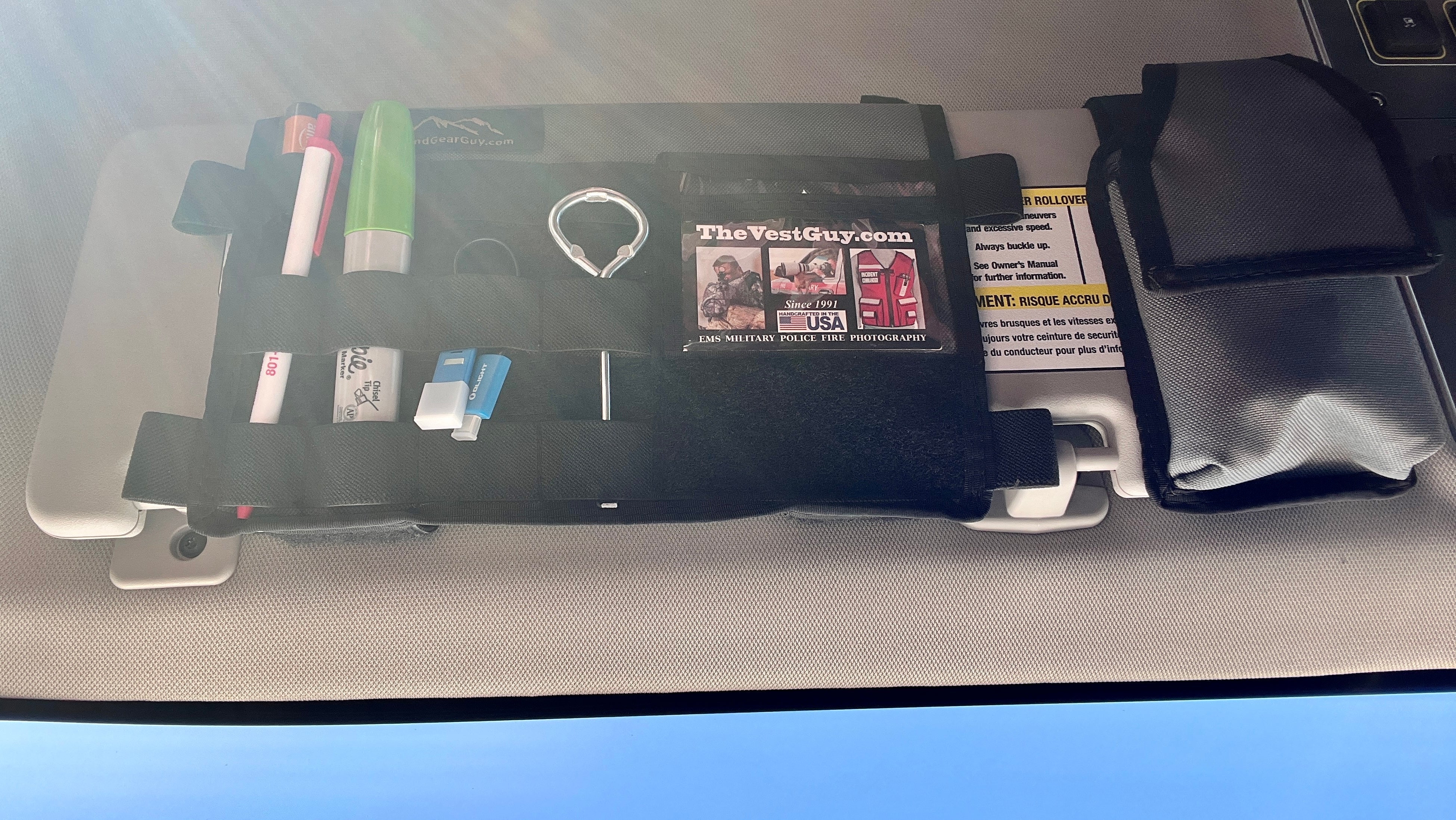 Grenadier MOLLE Visor Organizer WITH MIRROR