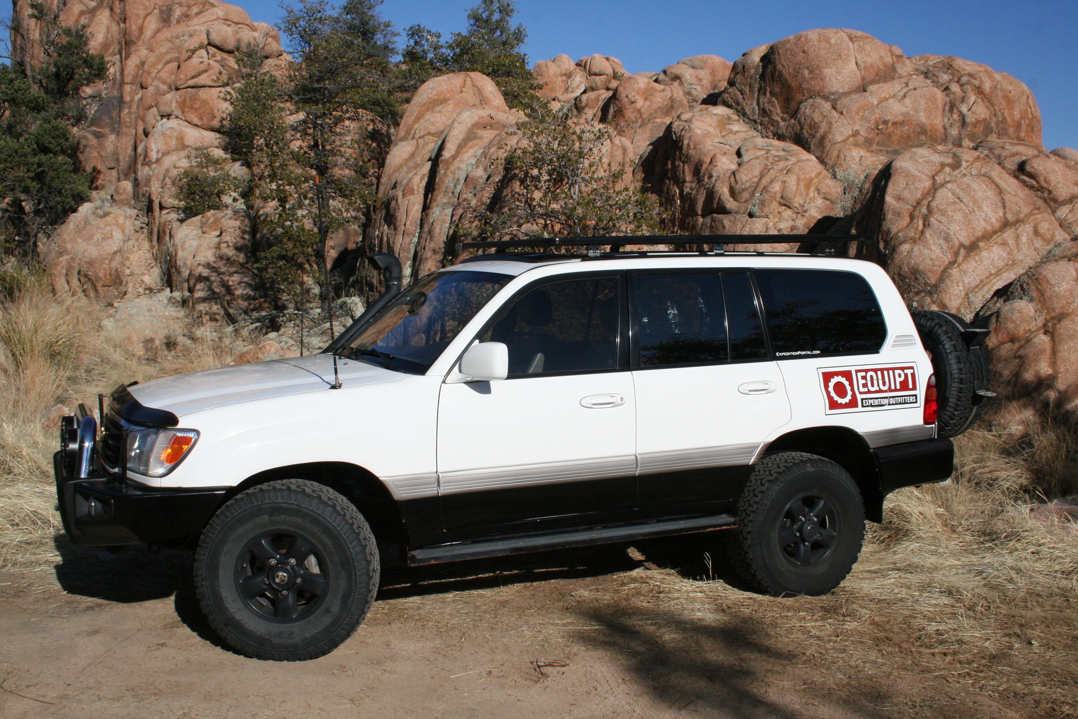 Toyota Land Cruiser 100 Series K9 Roof Rack Kit Roof Rack Eezi-Awn- Overland Kitted