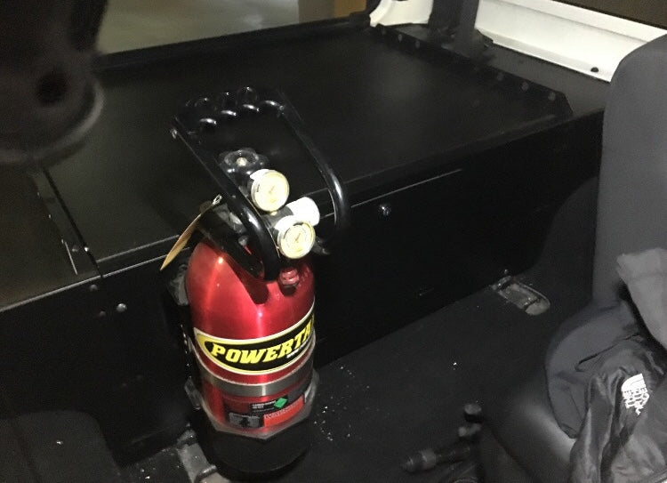Red PowerTank mounted against the Slipstream wall