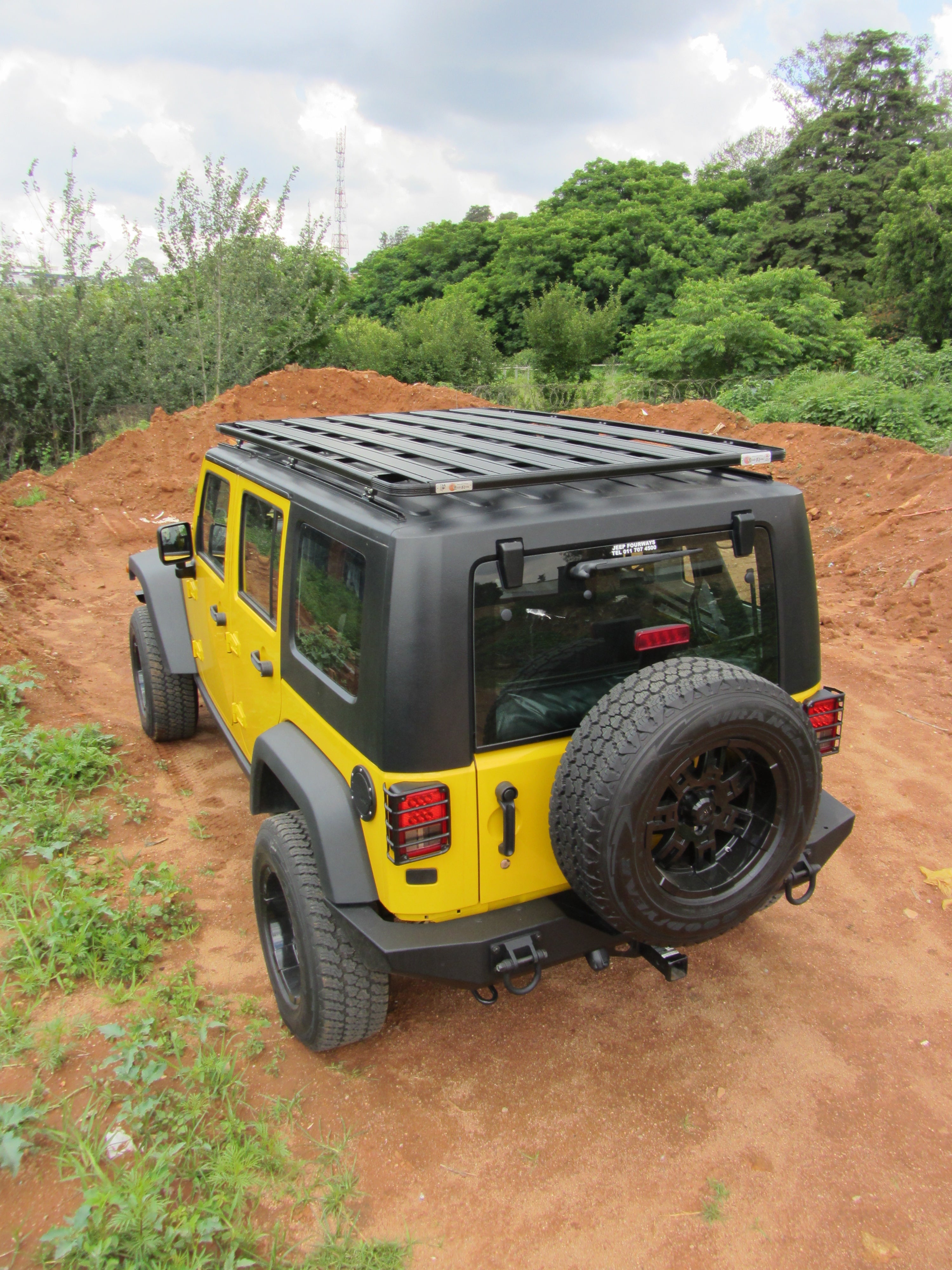 K9 Roof Rack Platform Roof Rack Components Eezi-Awn- Overland Kitted