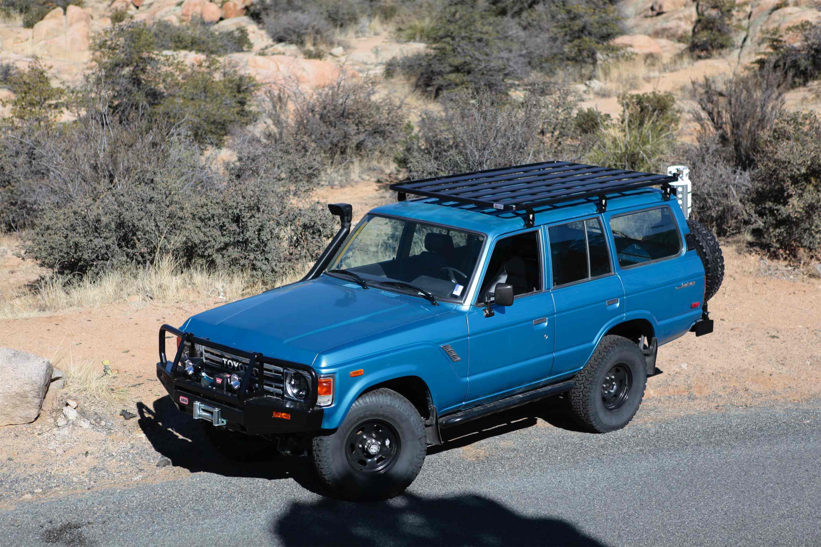 Toyota Land Cruiser 60 Series K9 Roof Rack Kit Roof Rack Eezi-Awn- Overland Kitted