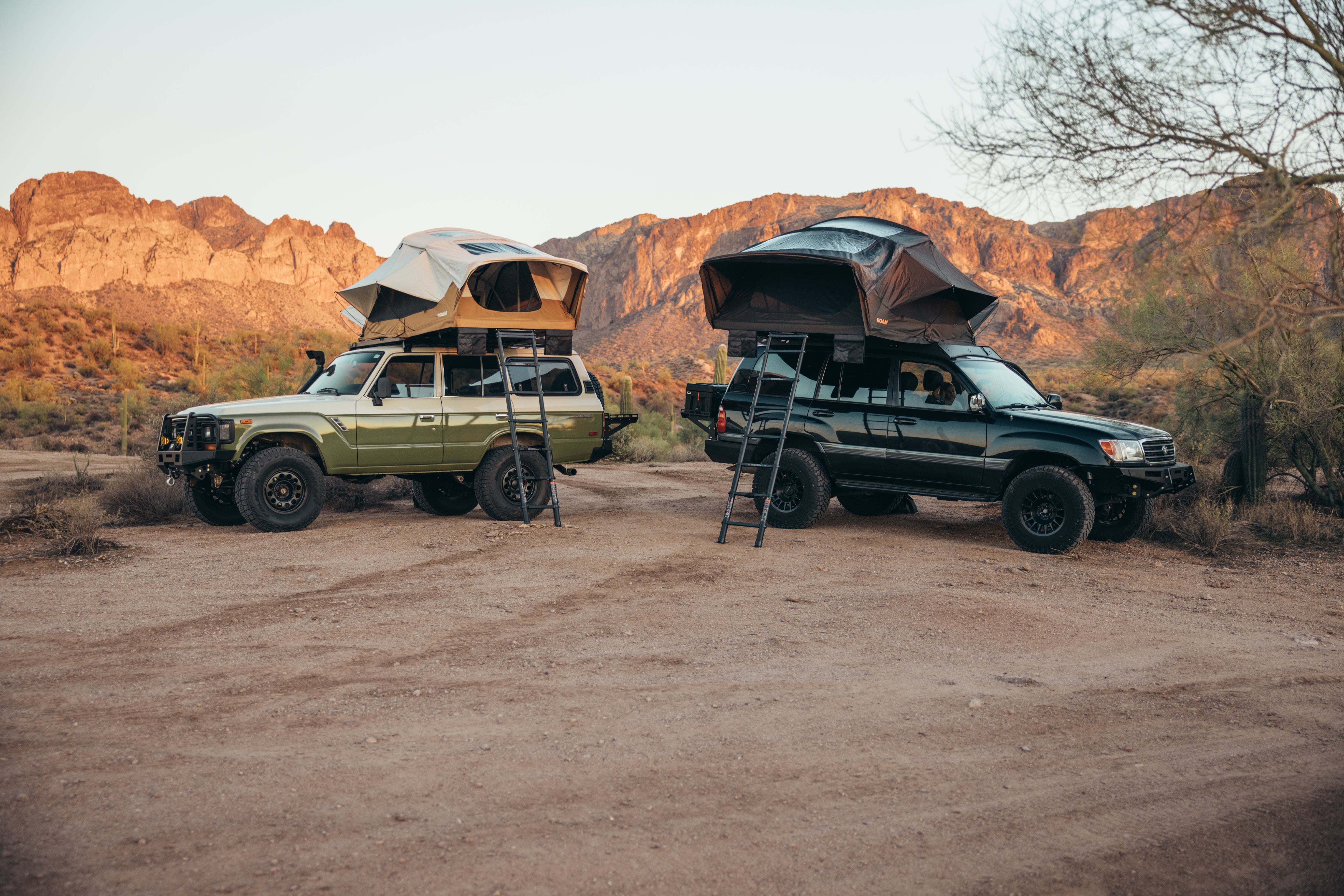 ROAM Vagabond XL 2.0 tent set up at camp