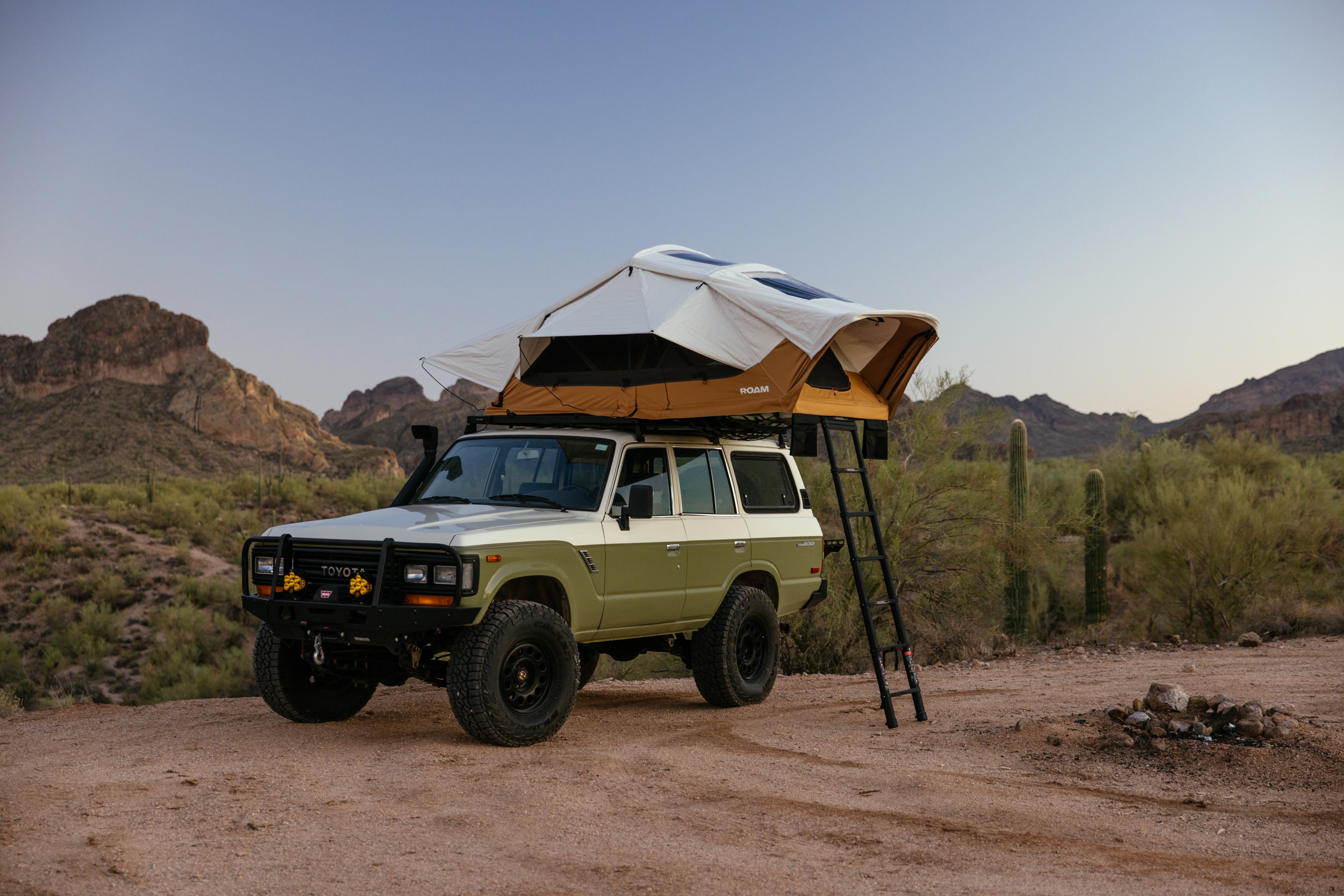 ROAM Vagabond XL 2.0 tent with integrated LED lighting