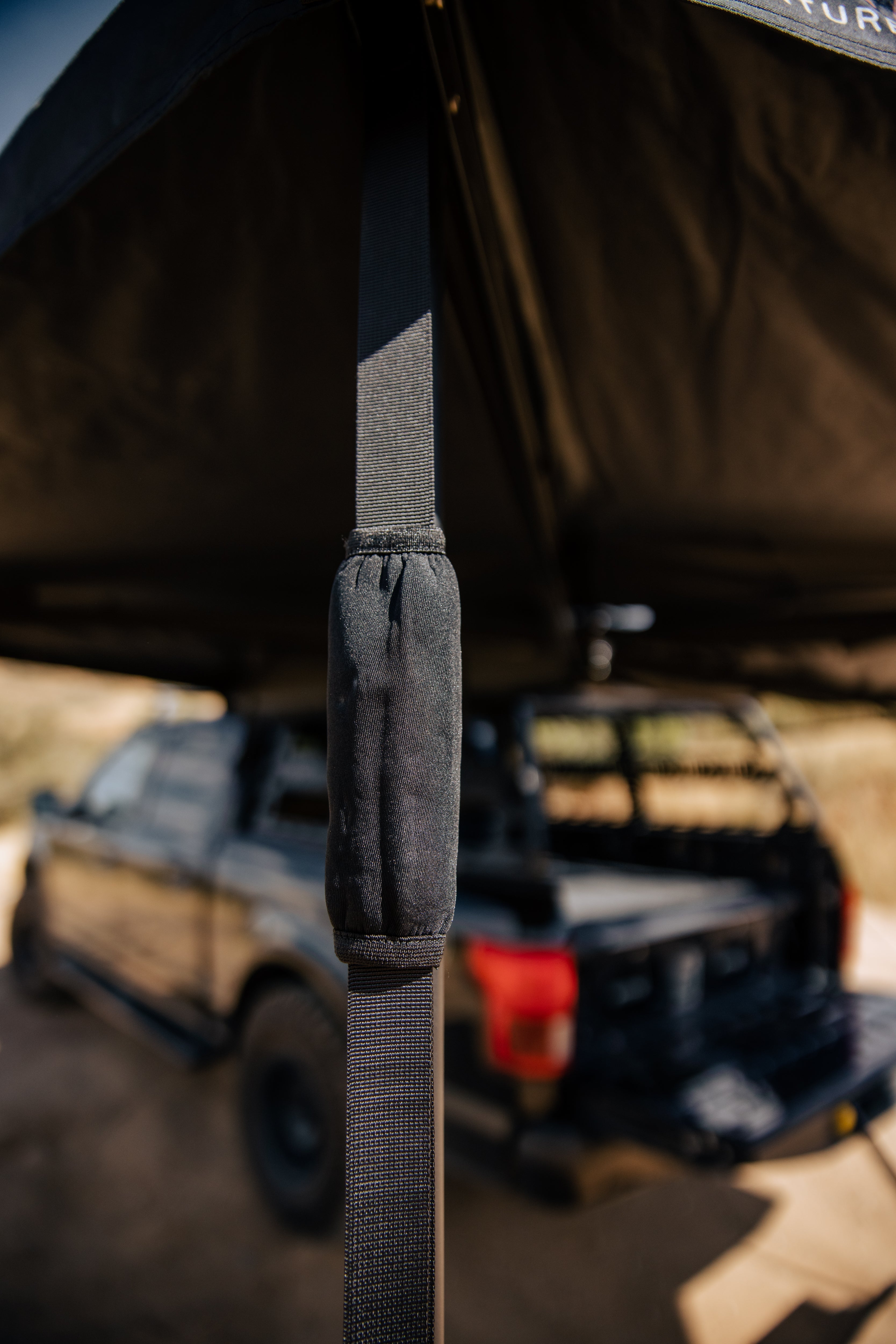 ROAM ARC 270 awning showing full 270-degree coverage