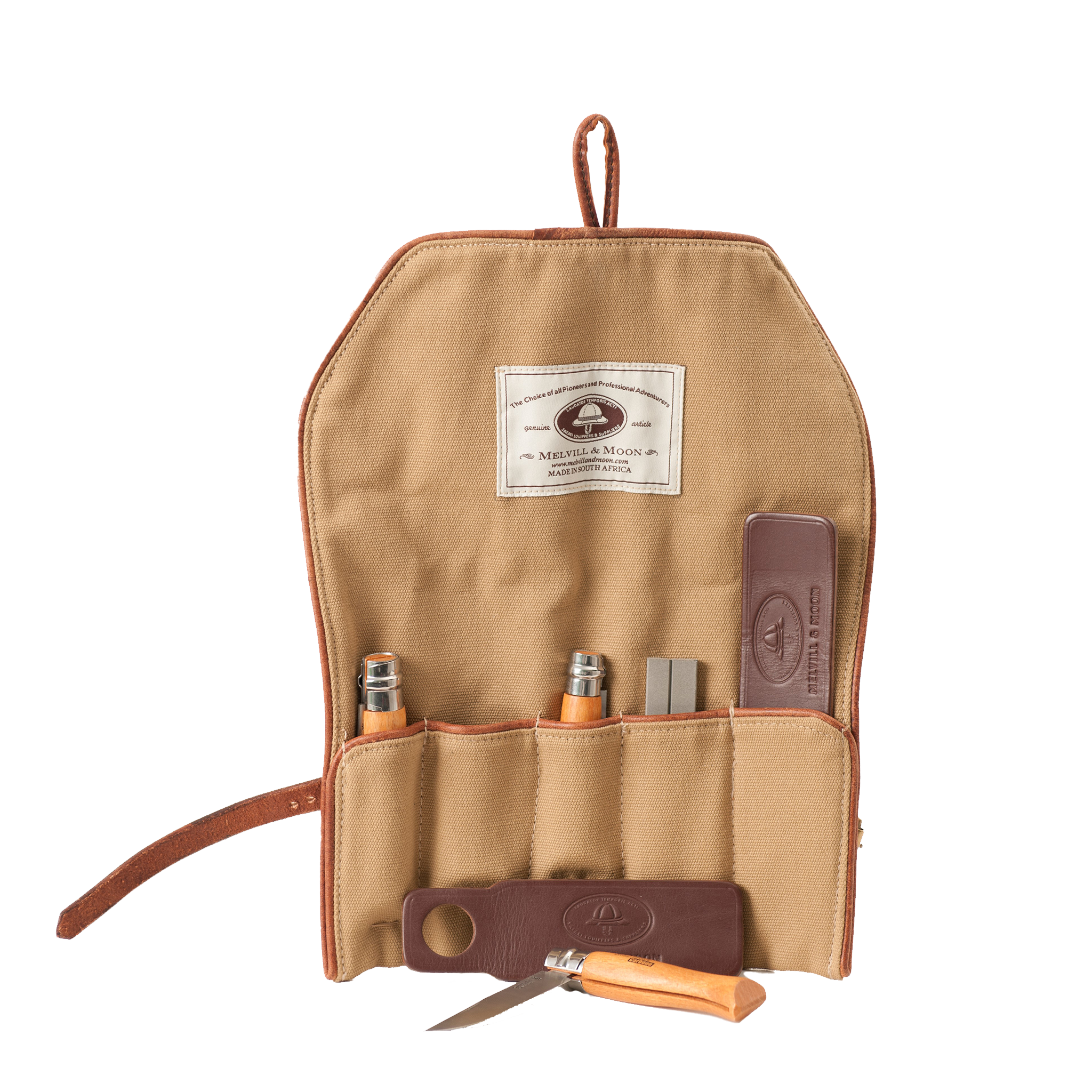 Opinel Knife Roll - Cheese and Charcuterie Melvill & Moon USA- Overland Kitted